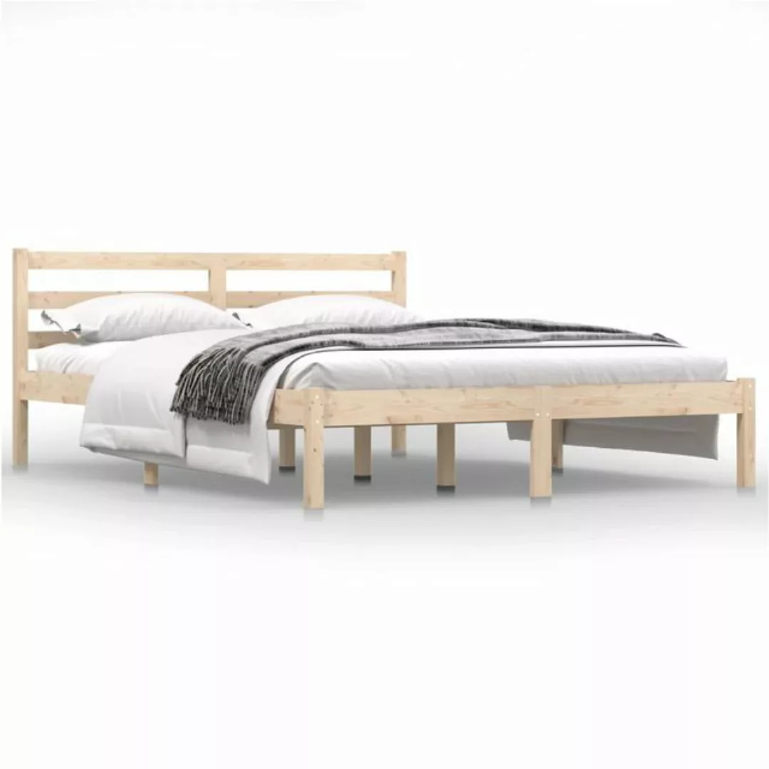 furnicato Bett Massivholzbett Kiefer 140x190 cm günstig online kaufen