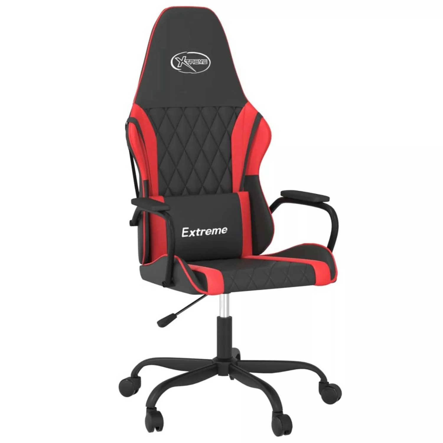 vidaXL Gaming-Stuhl mit Massagefunktion Schwarz und Rot Kunstleder Modell 2 günstig online kaufen