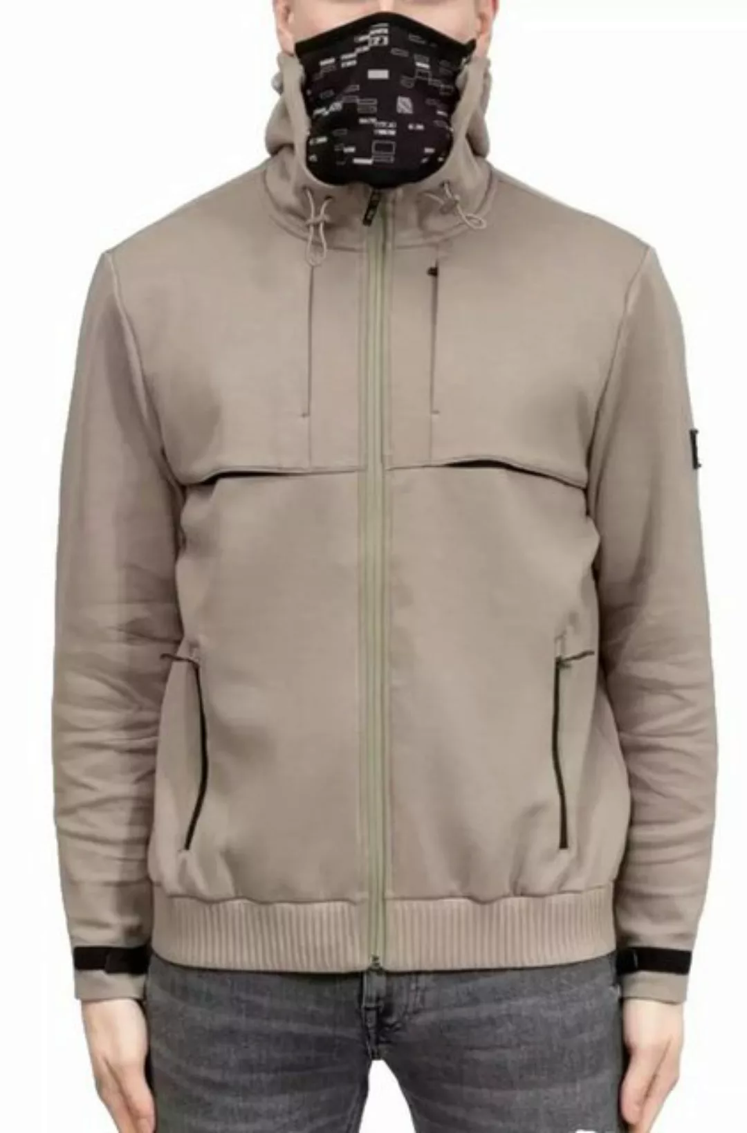 BOSS Funktions-Kapuzensweatjacke Sybrique Zip Blouson Jacke mit Bandana abn günstig online kaufen