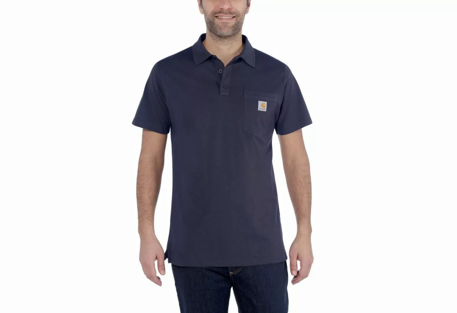 Carhartt Poloshirt FORCE COTTON DELMONT POCKET POLO (1-tlg) günstig online kaufen