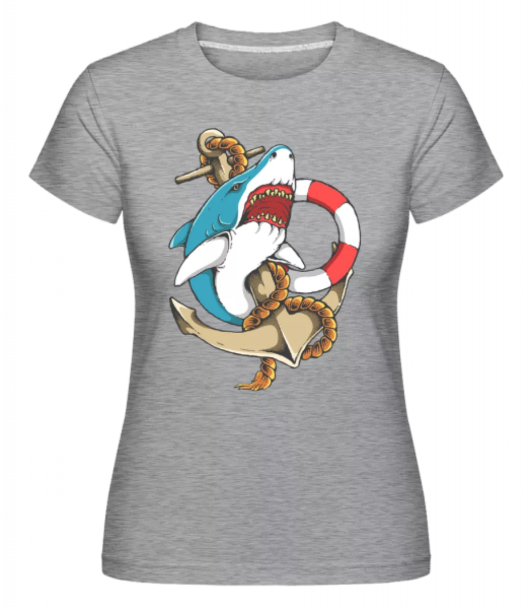 Shark and Anchor · Shirtinator Frauen T-Shirt günstig online kaufen