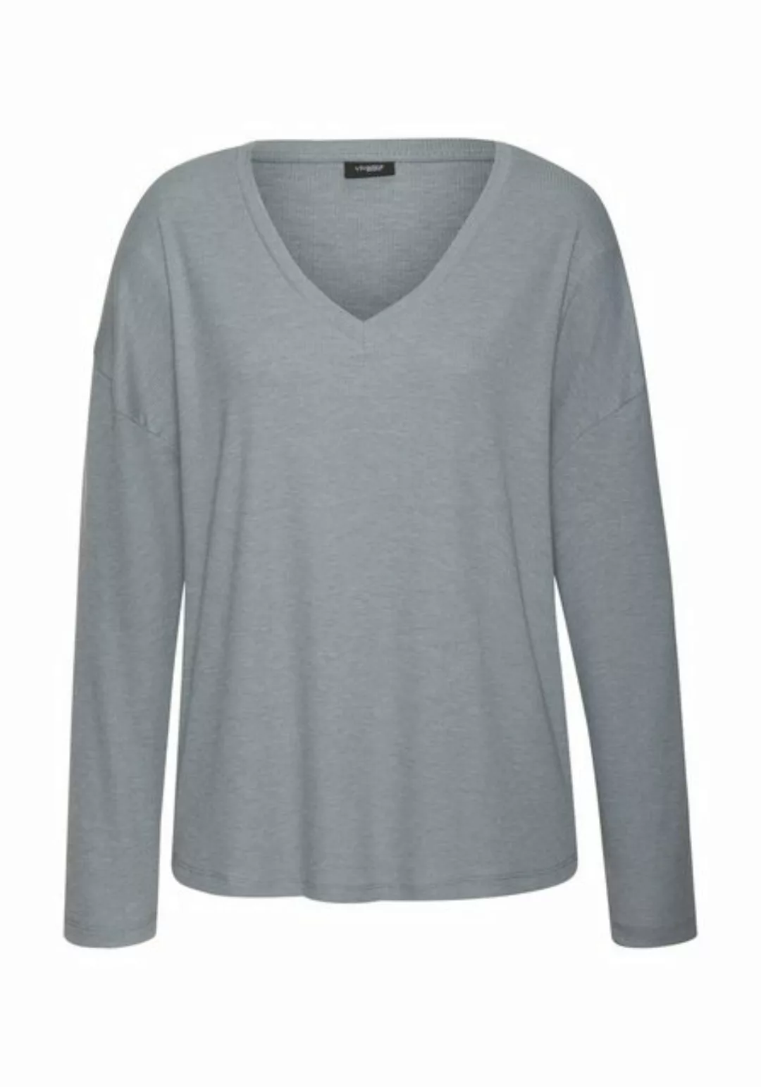 Vivance Dreams Langarmshirt in weicher Rippqualität günstig online kaufen