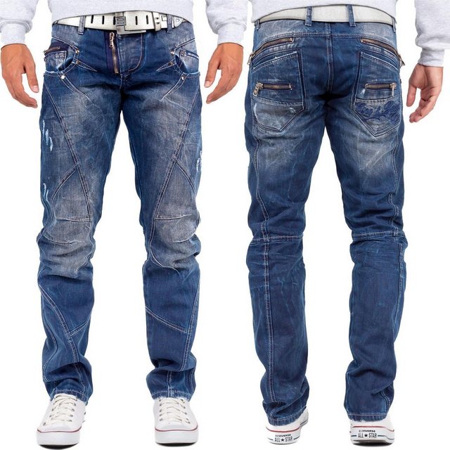 Cipo & Baxx 5-Pocket-Jeans Hose BA-C0768 W30/L32 (1-tlg) mit Destroyed Effe günstig online kaufen