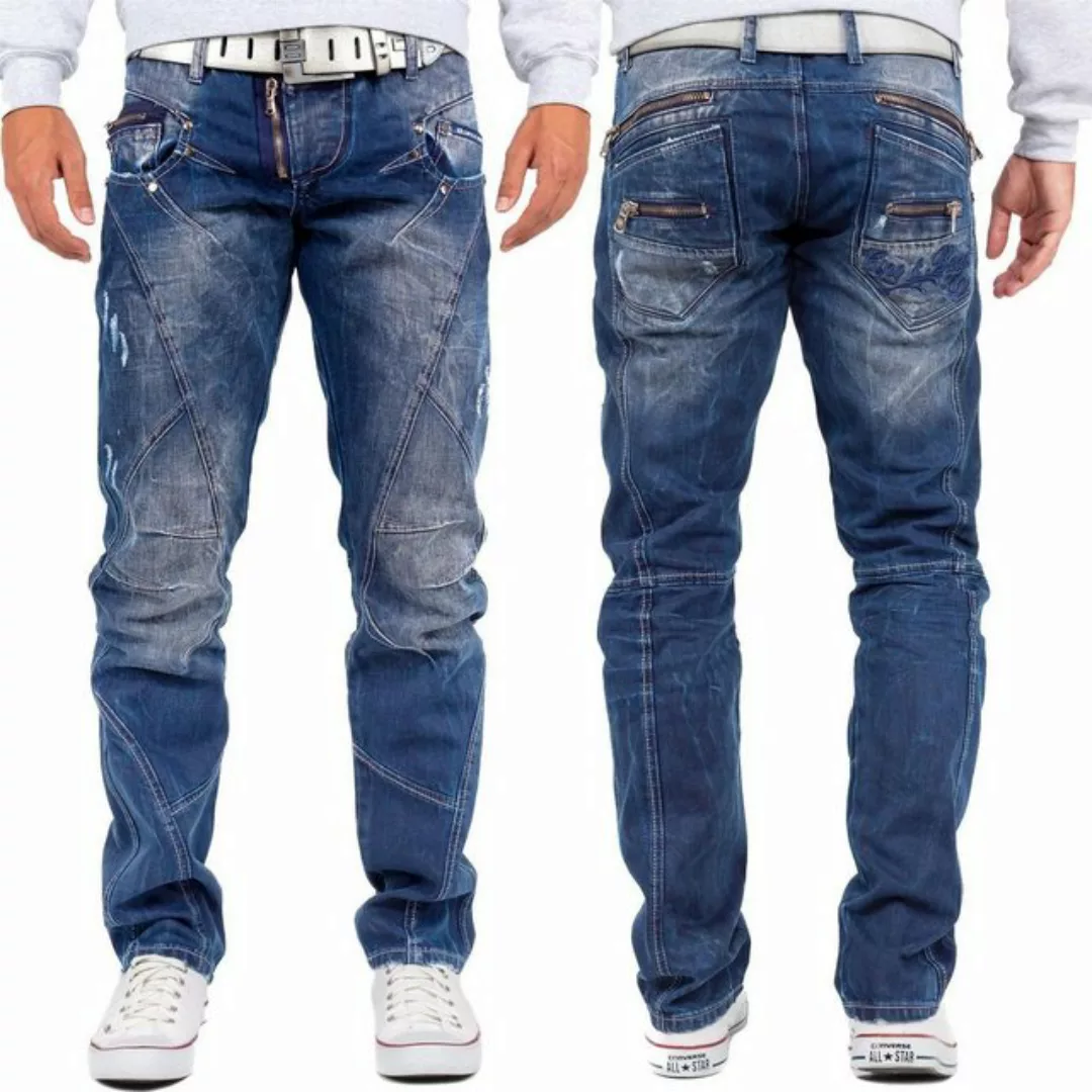 Cipo & Baxx 5-Pocket-Jeans Hose BA-C0768 W28/L30 (1-tlg) mit Destroyed Effe günstig online kaufen