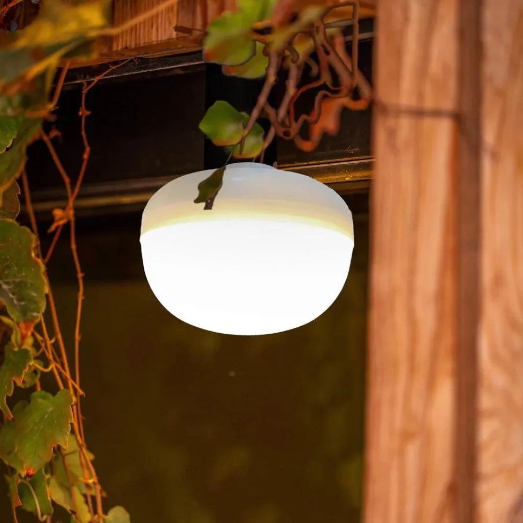 LED Akku Lichtobjekt Cherry Bulb in Weiß 9W 900lm IP54 günstig online kaufen