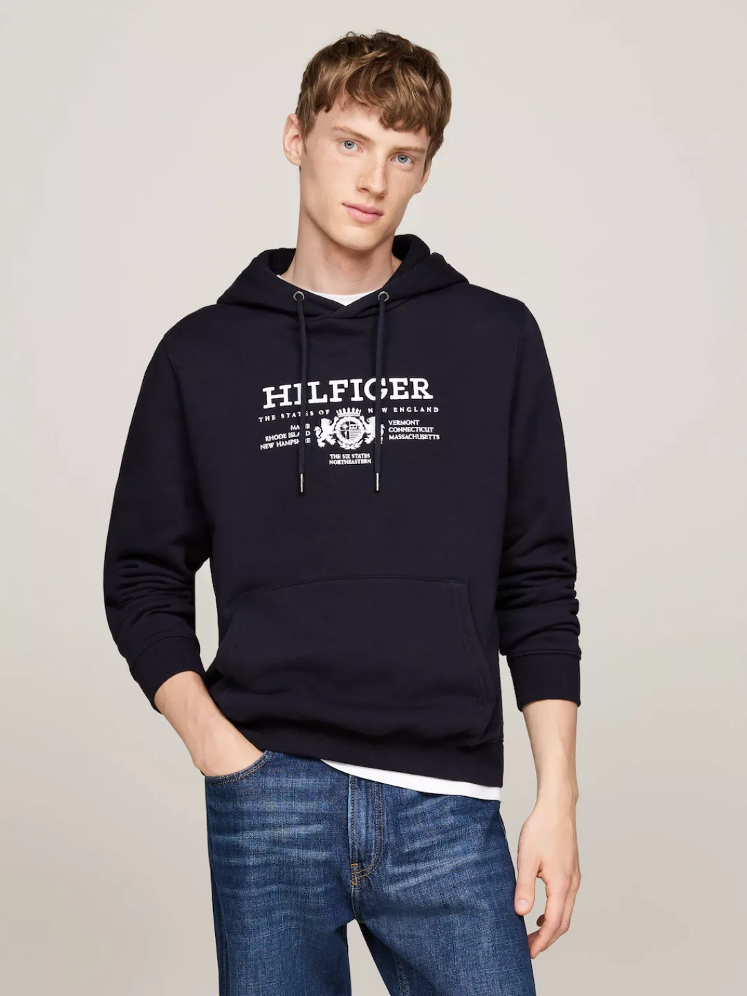Tommy Hilfiger Hoodie "HILFIGER CREST EMRBO HOODY" günstig online kaufen