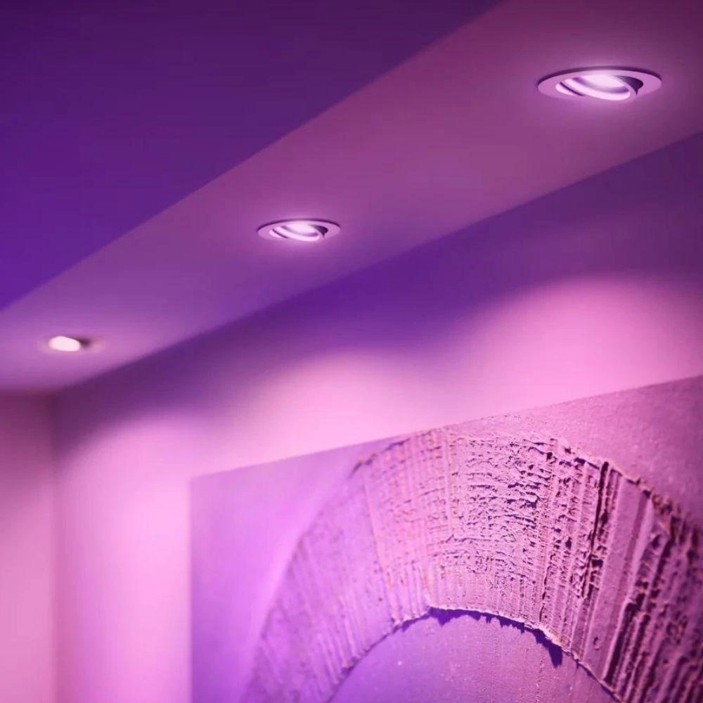 Philips Hue Bluetooth White & Color Ambiance Einbauspot Centura in Weiß 4,2 günstig online kaufen