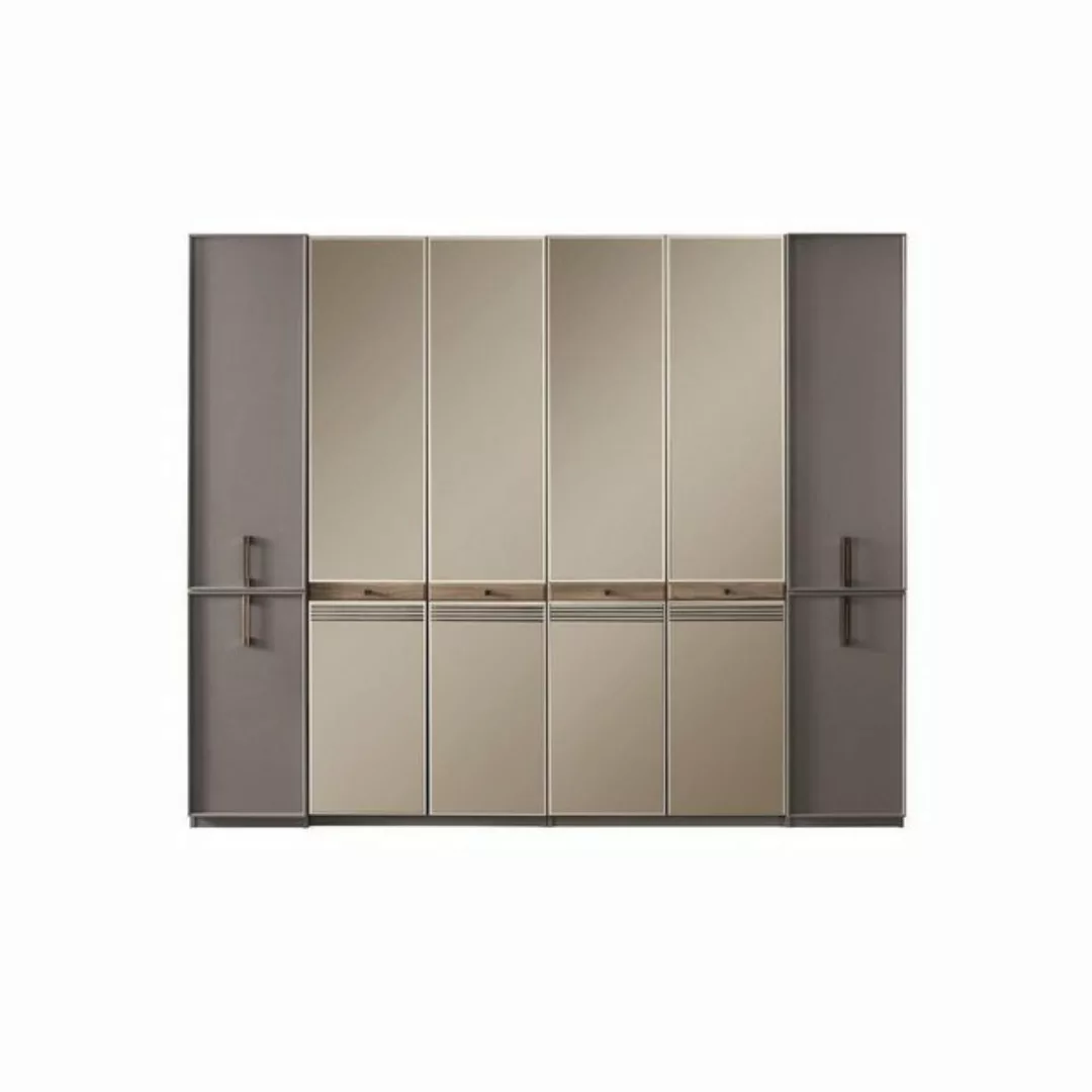 JVmoebel Kleiderschrank Kleiderschrank Schrank Holzschrank Holz Grau Schlaf günstig online kaufen