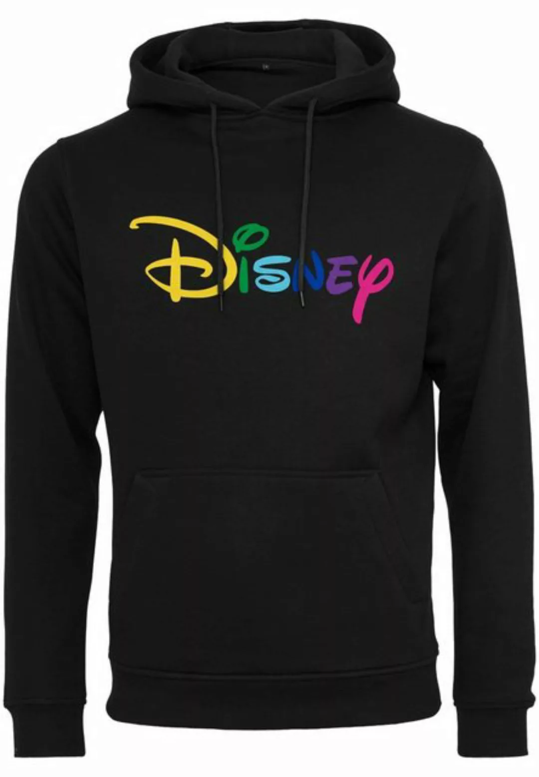 Merchcode Kapuzensweatshirt Merchcode Herren Disney Rainbow Logo EMB Hoody günstig online kaufen