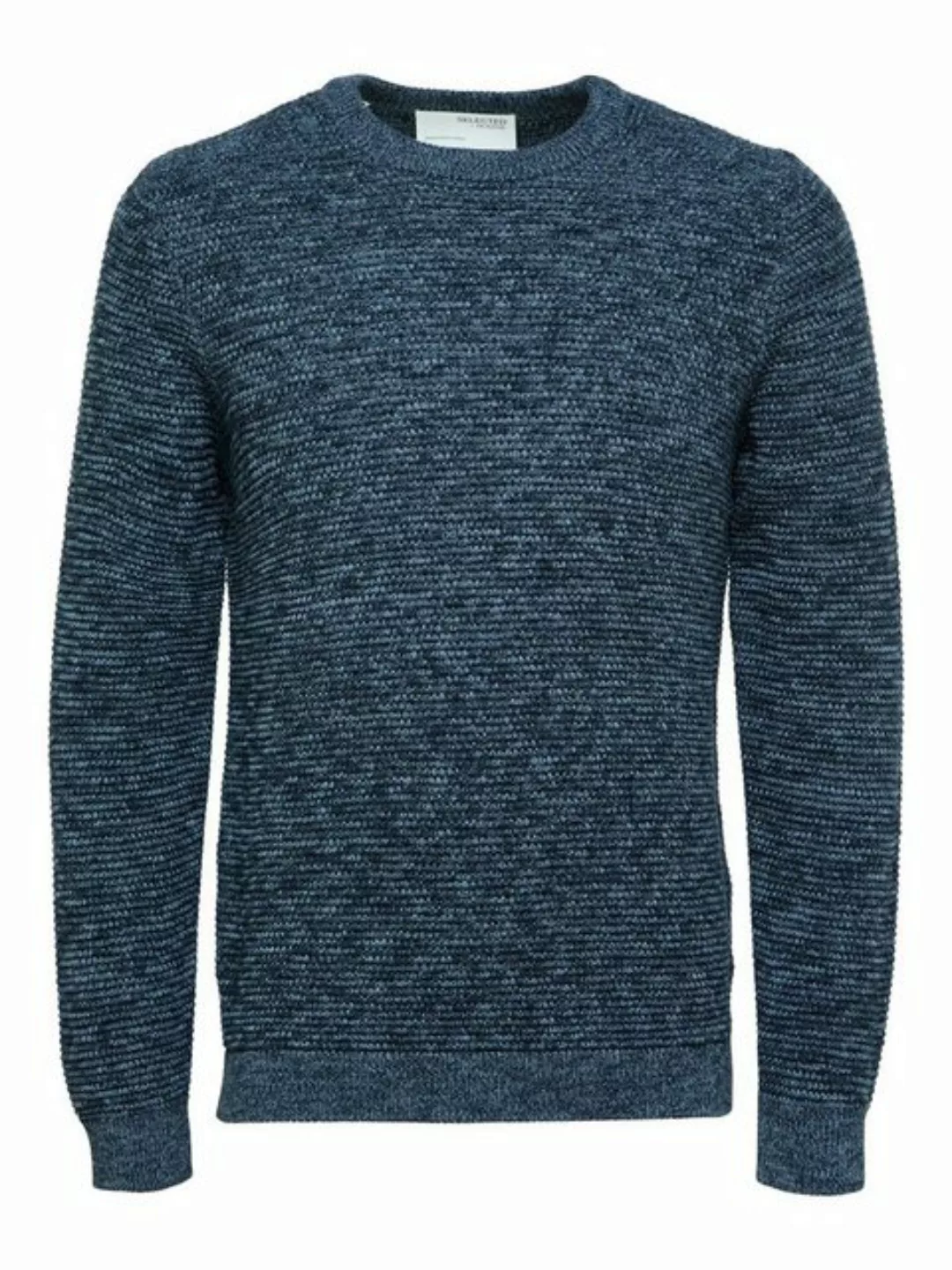 SELECTED HOMME Rundhalspullover SLHVINCE LS KNIT BUBBLE CREW NECK NOOS günstig online kaufen