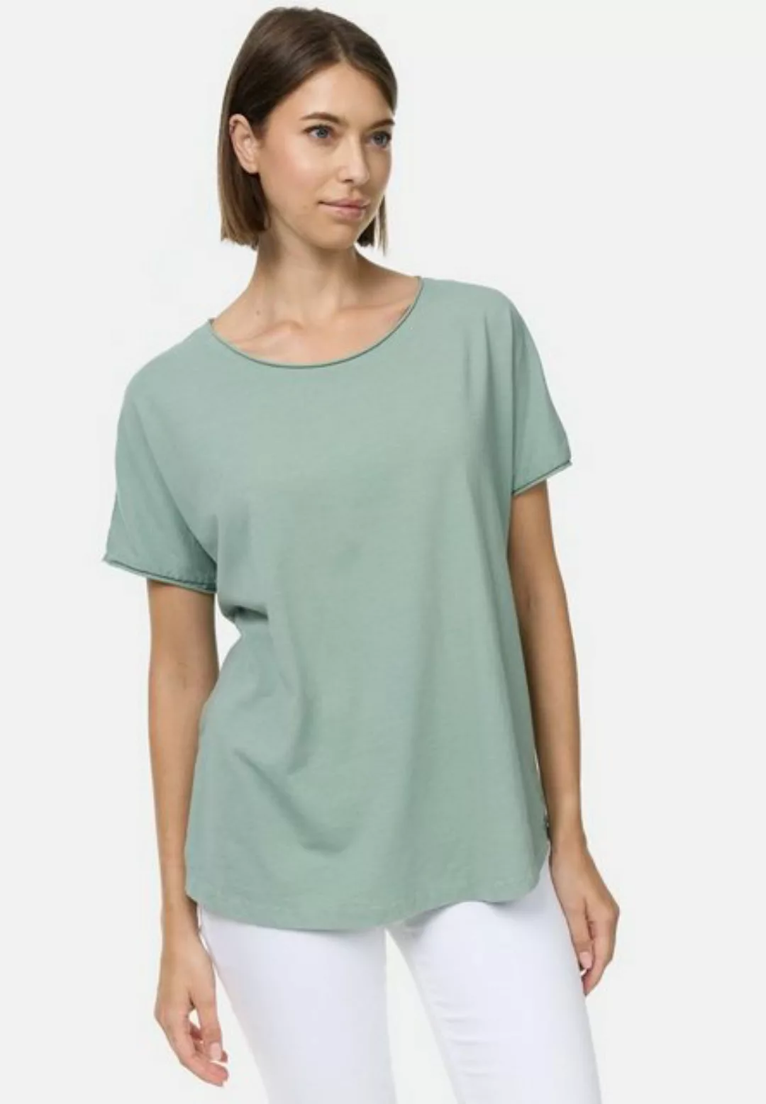 PM SELECTED T-Shirt PM60 (Legere, sportliches T-Shirt in A-Linie) Hautfreun günstig online kaufen