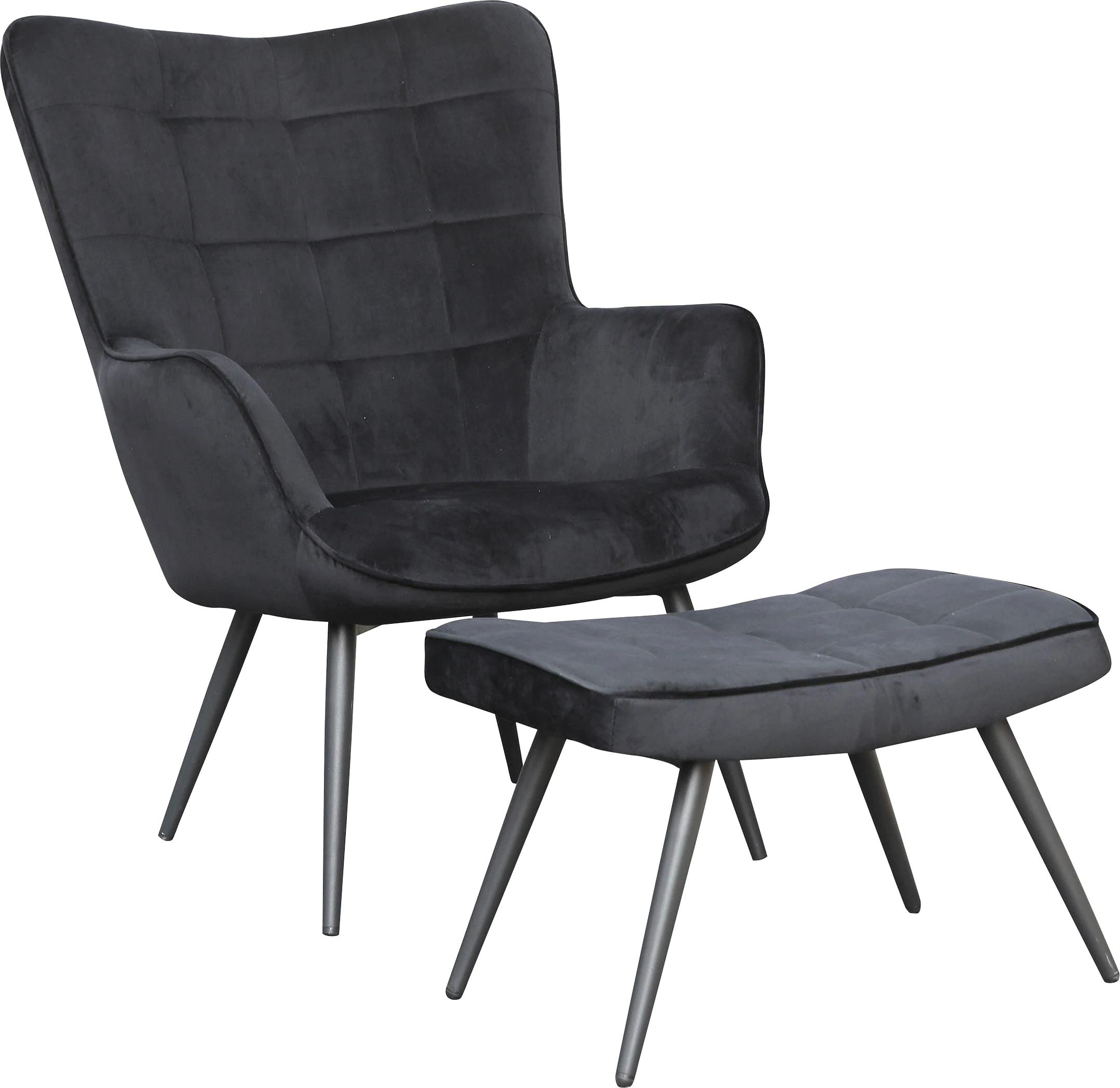byLIVING Sessel "Uta", (1 St.), wahlweise mit oder ohne Hocker, in Cord, Sa günstig online kaufen