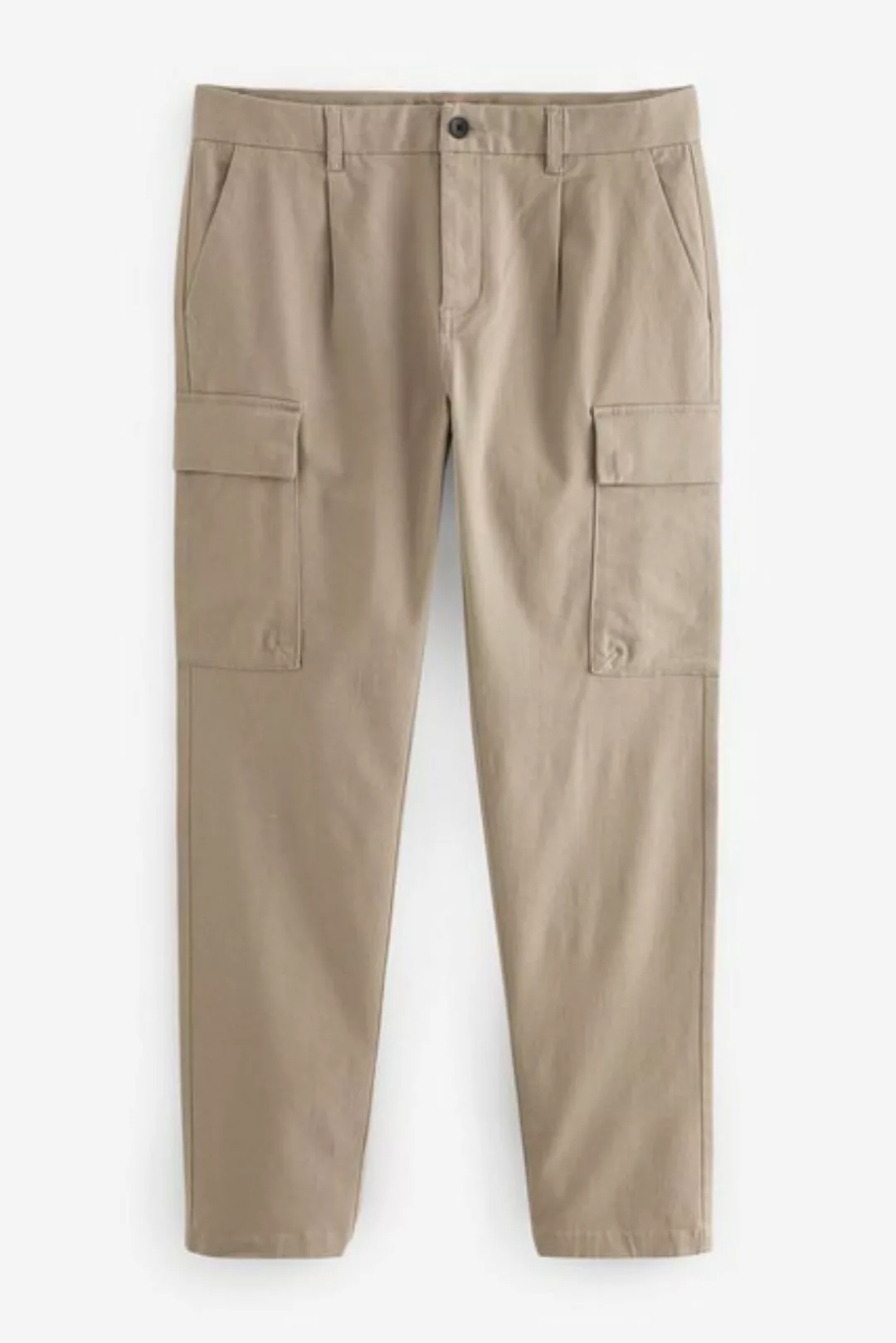 Next Cargohose Elegante Cargo-Hose aus Baumwollstretch – Slim Fit (1-tlg) günstig online kaufen