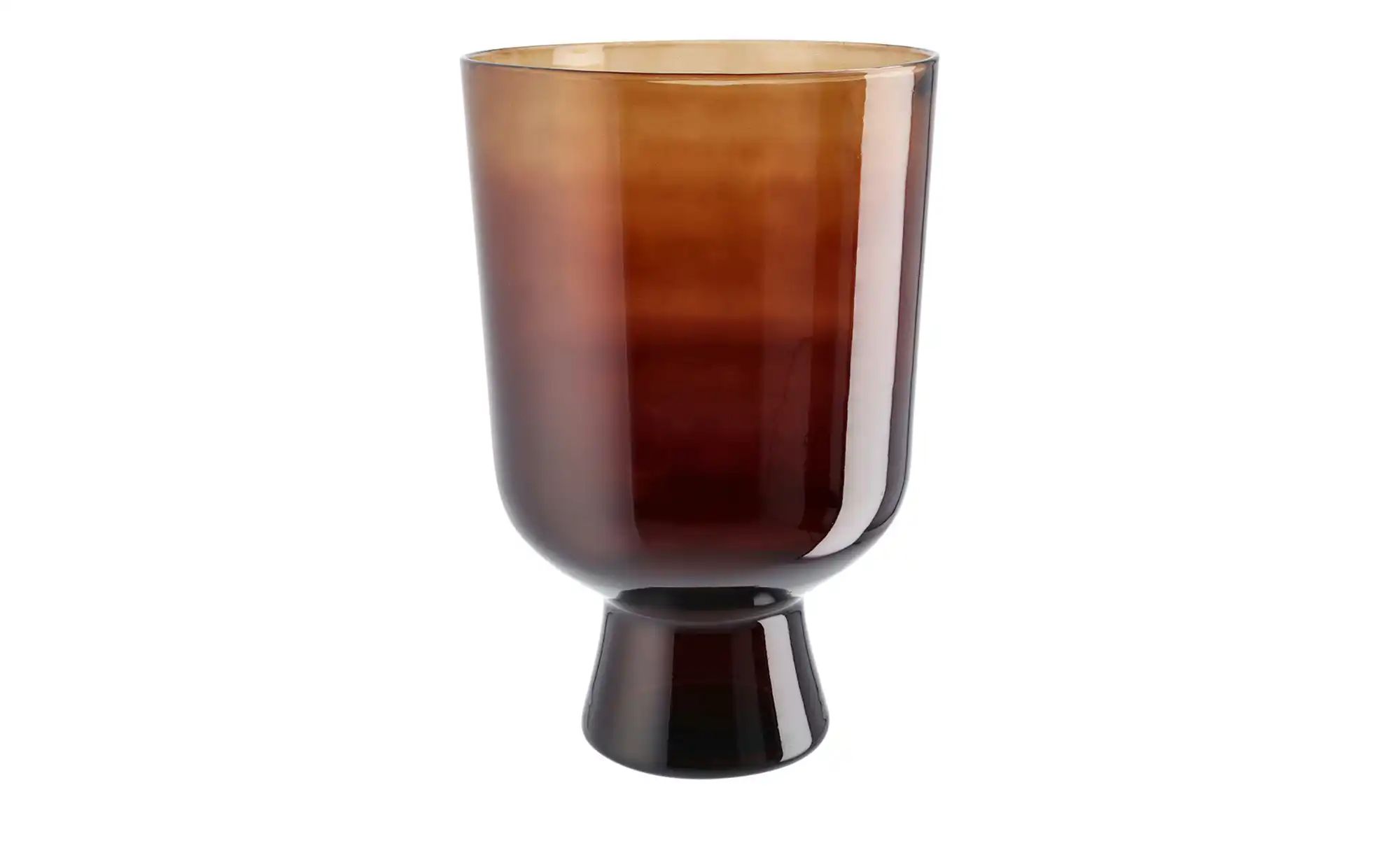 Jette Home Vase und Windlicht ¦ braun ¦ Glas  ¦ Maße (cm): H: 41  Ø: 26 Acc günstig online kaufen