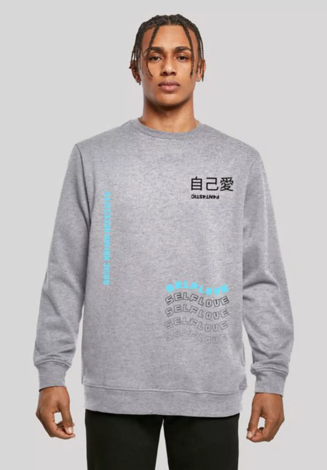 F4NT4STIC Kapuzenpullover Self Love CREWNECK Print günstig online kaufen