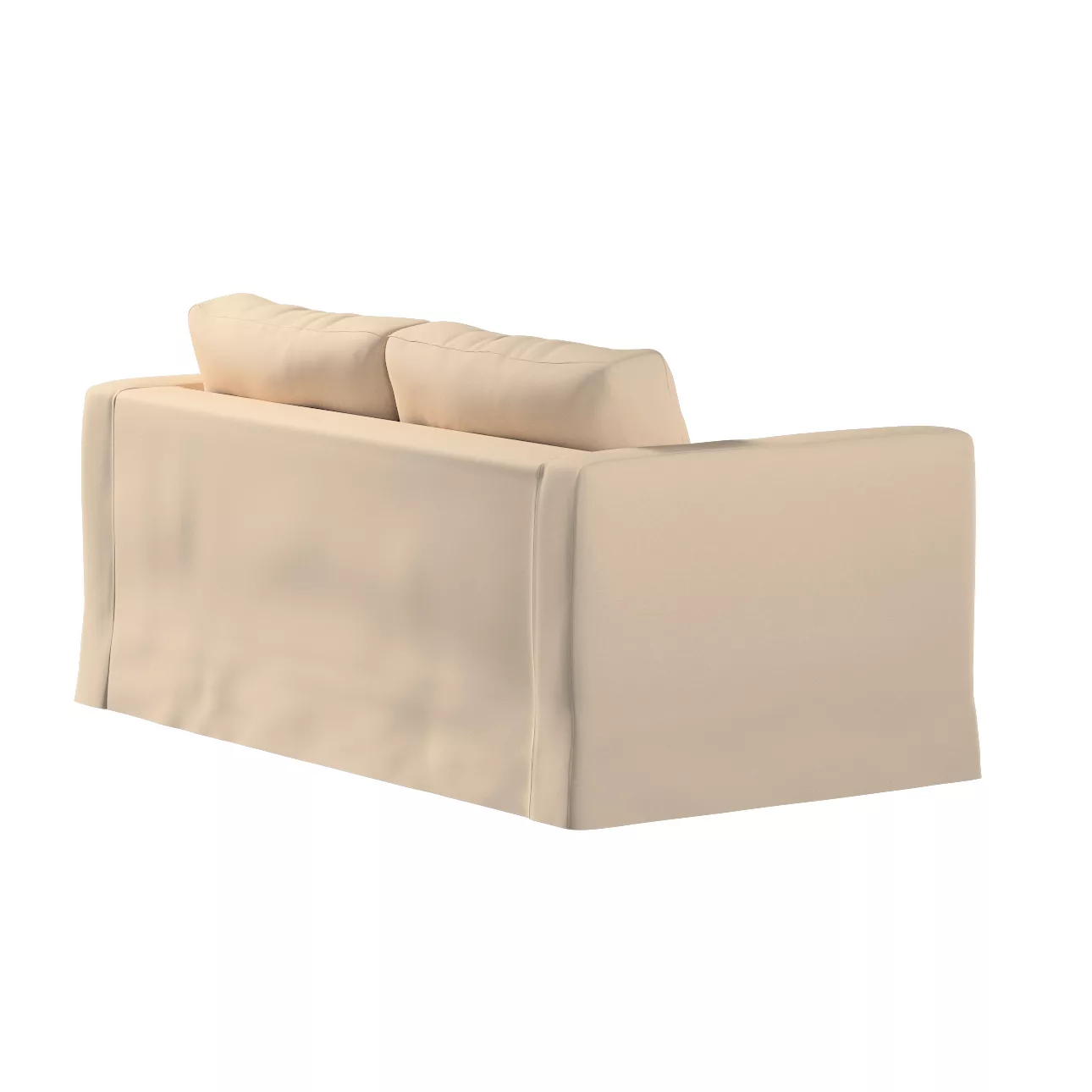 Bezug für Karlstad 2-Sitzer Sofa nicht ausklappbar, lang, creme-beige, Sofa günstig online kaufen