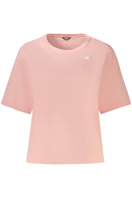 K-Way T-Shirt Damen Kurzarm T-Shirt Rosa mit Logo und weiter günstig online kaufen