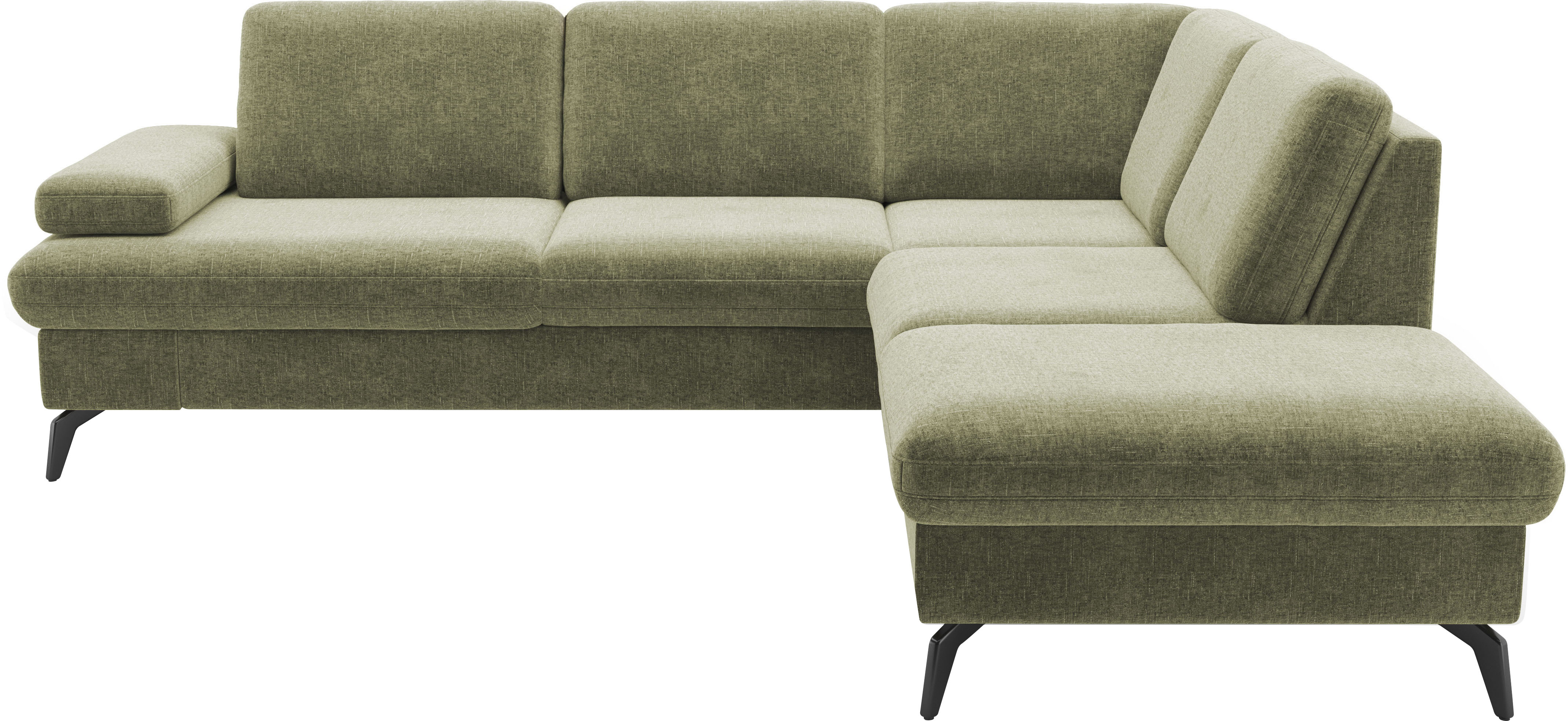sit&more Ecksofa "Morris Jubi L-Form", inkl. Armteilfunktion und 1 Zierkiss günstig online kaufen