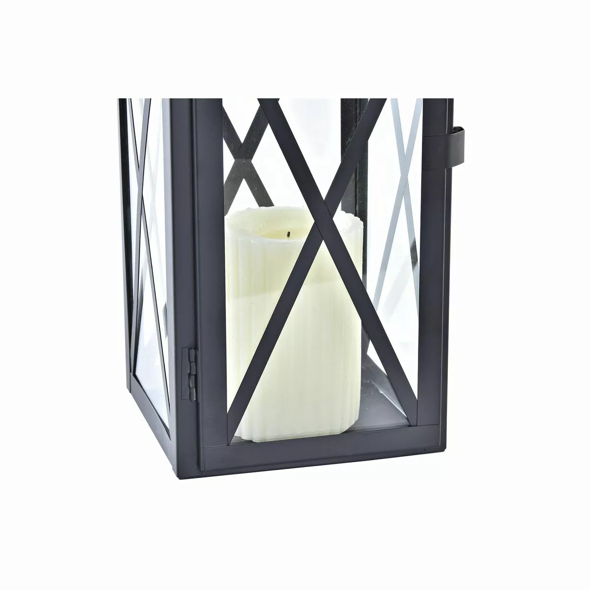 Lanterne Dkd Home Decor 2 Stücke Kristall Schwarz Golden Metall (19 X 19 X günstig online kaufen