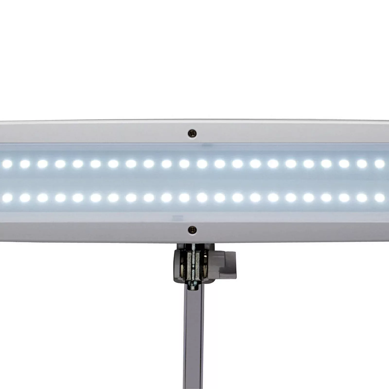 LED-Klemmleuchte MAULwork, weiß, Höhe 50 cm, dimmbar günstig online kaufen