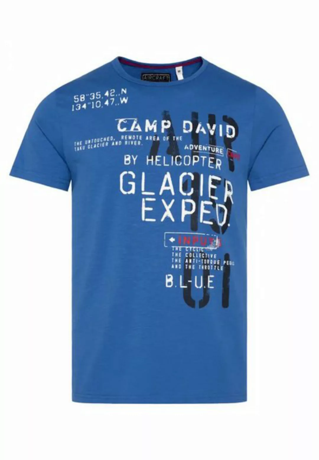 CAMP DAVID Rundhalsshirt, aus Baumwolle günstig online kaufen