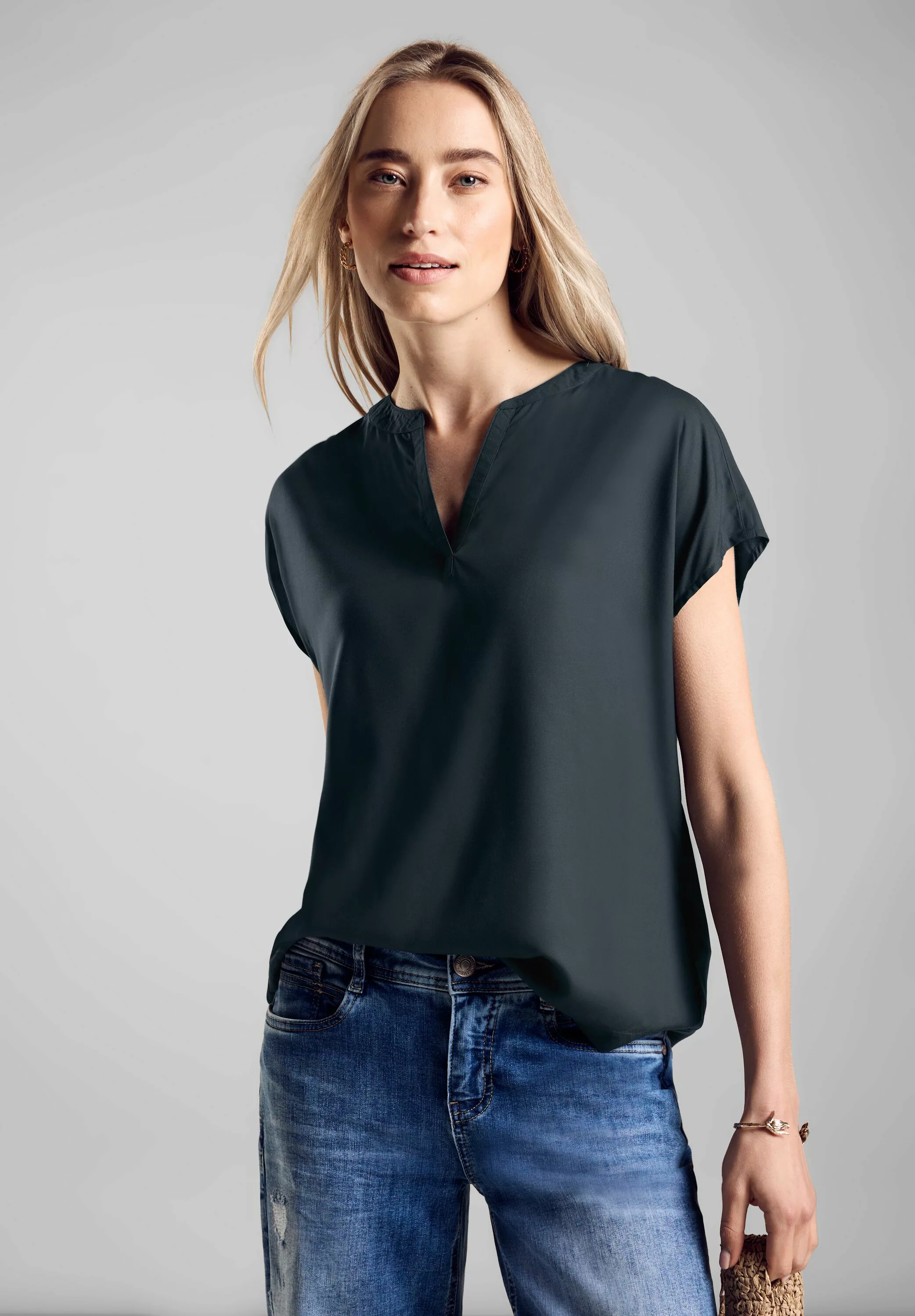 STREET ONE Shirtbluse, aus softer Viskose günstig online kaufen