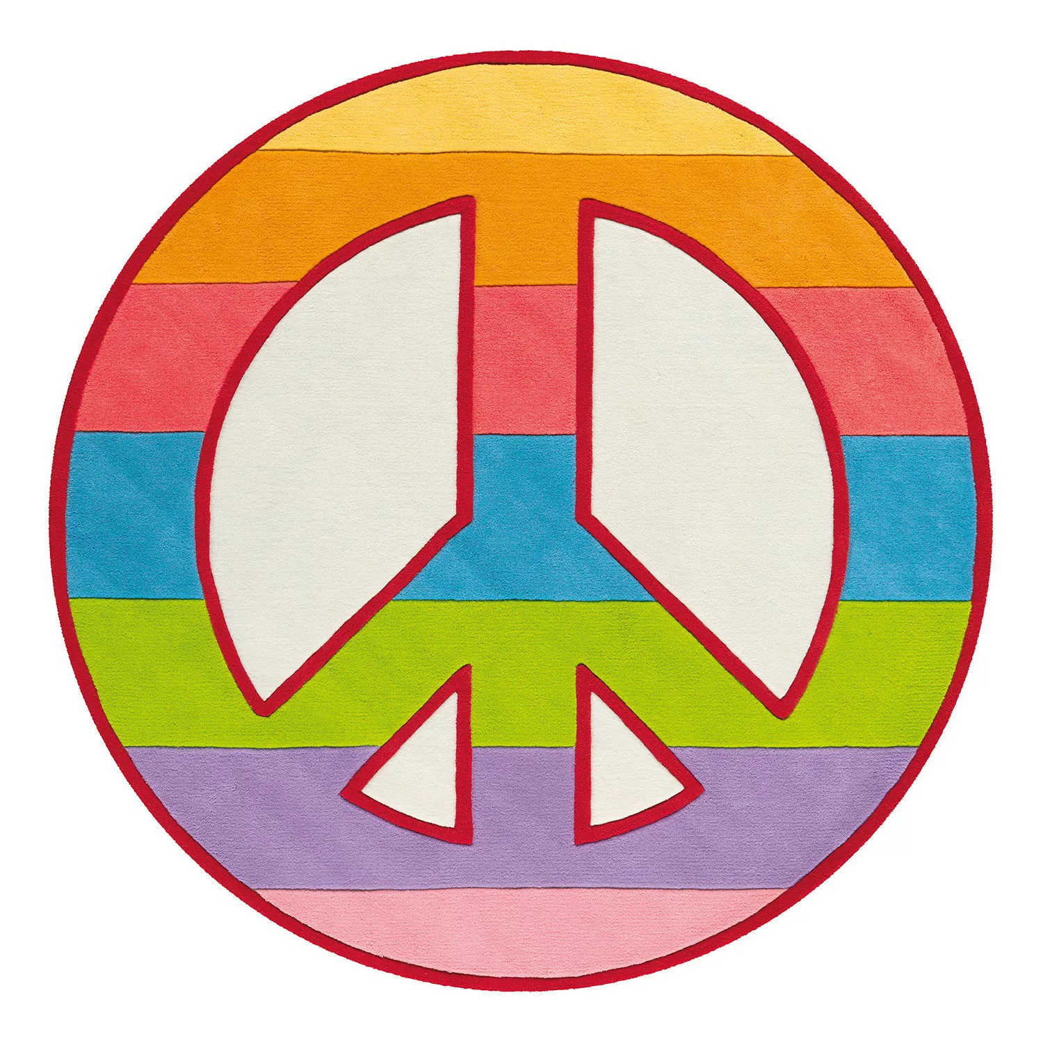home24 Kurzflorteppich Joy Peace günstig online kaufen