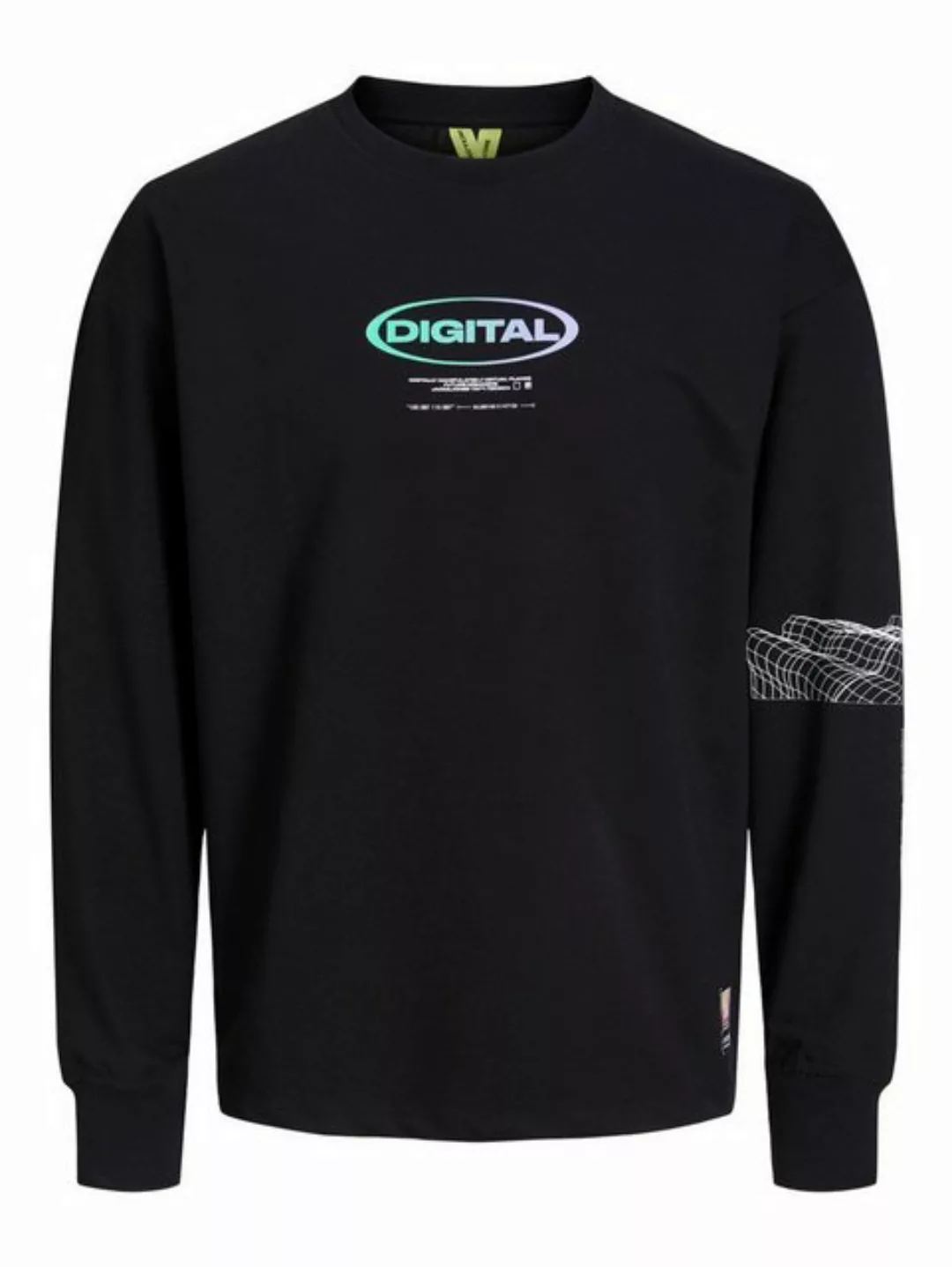 Jack & Jones Sweatshirt Sweatshirt mit Print JCODIGITAL JCODIGITAL SWEAT CR günstig online kaufen