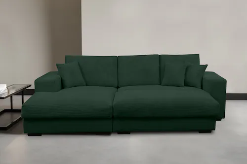 WERK2 Ecksofa "Eden" mit Polsterhocker günstig online kaufen