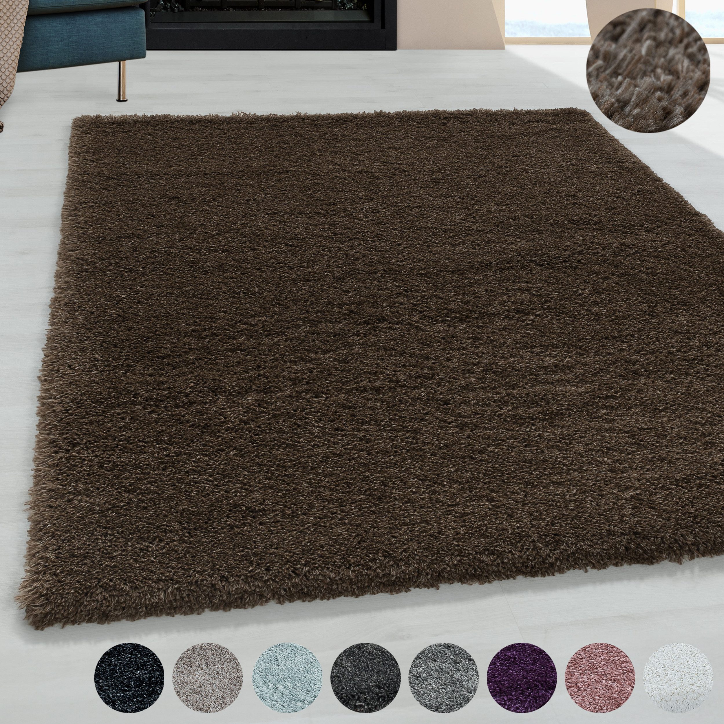 Ayyildiz Teppiche Hochflor-Teppich »FLUFFY 3500«, rechteckig, 50 mm Höhe, L günstig online kaufen