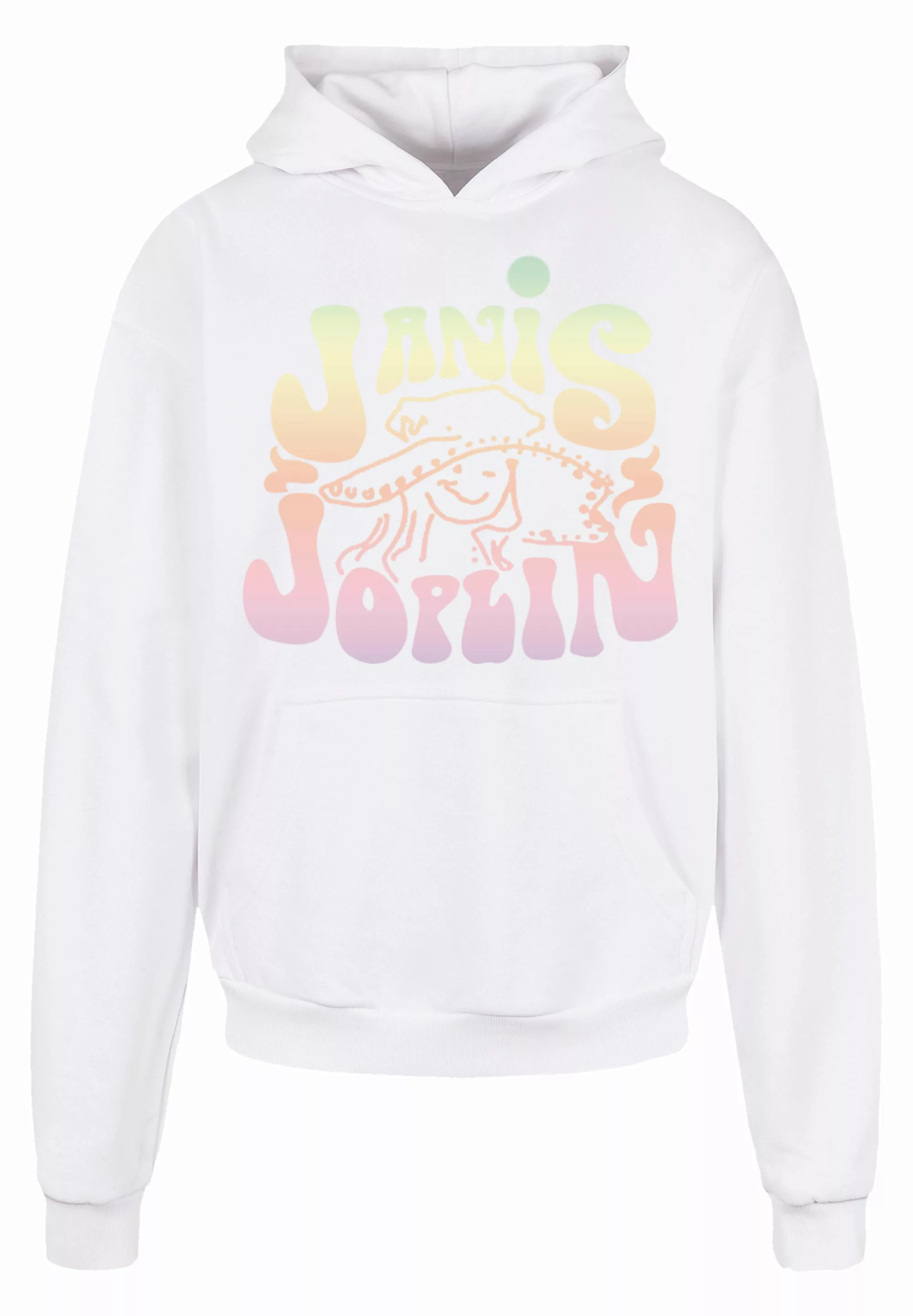 F4NT4STIC Kapuzenpullover "PLUS SIZE Janis Joplin Pastel Logo", Print günstig online kaufen