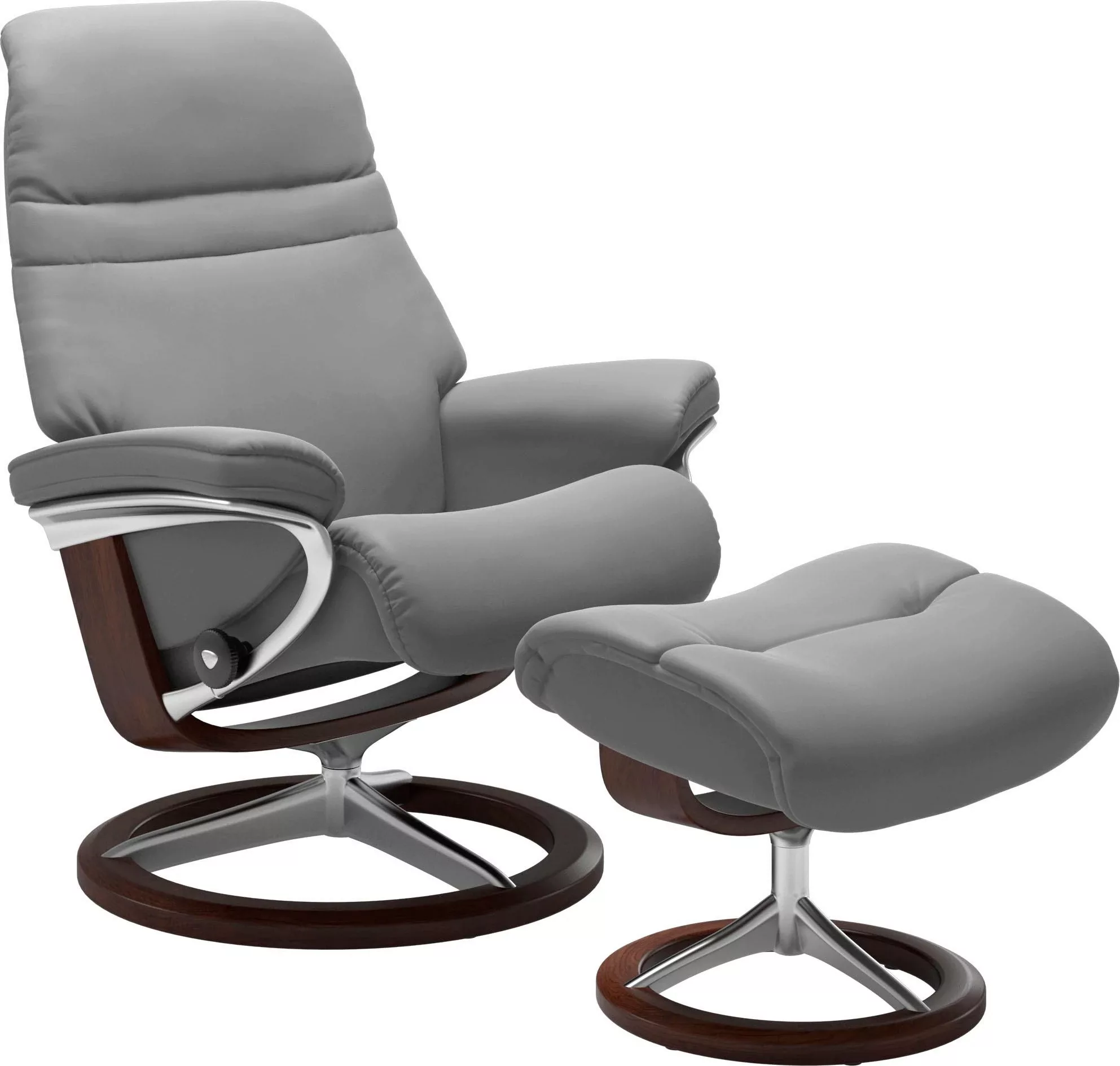 Stressless Relaxsessel "Sunrise", (Set, Relaxsessel mit Hocker), mit Signat günstig online kaufen