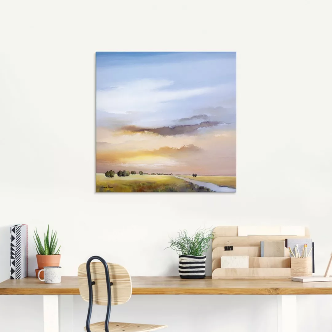 Artland Glasbild "Landschaft III", Himmel, (1 St.), in verschiedenen Größen günstig online kaufen