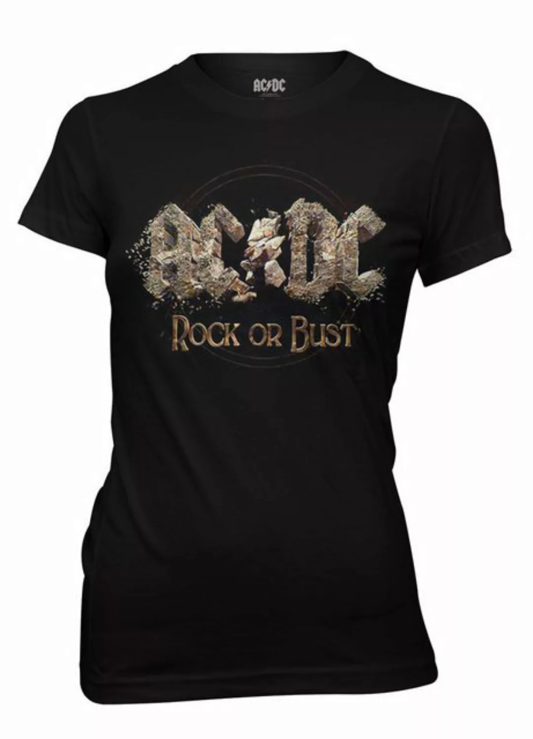 AC/DC T-Shirt Rock Or Bust Slim Fit günstig online kaufen