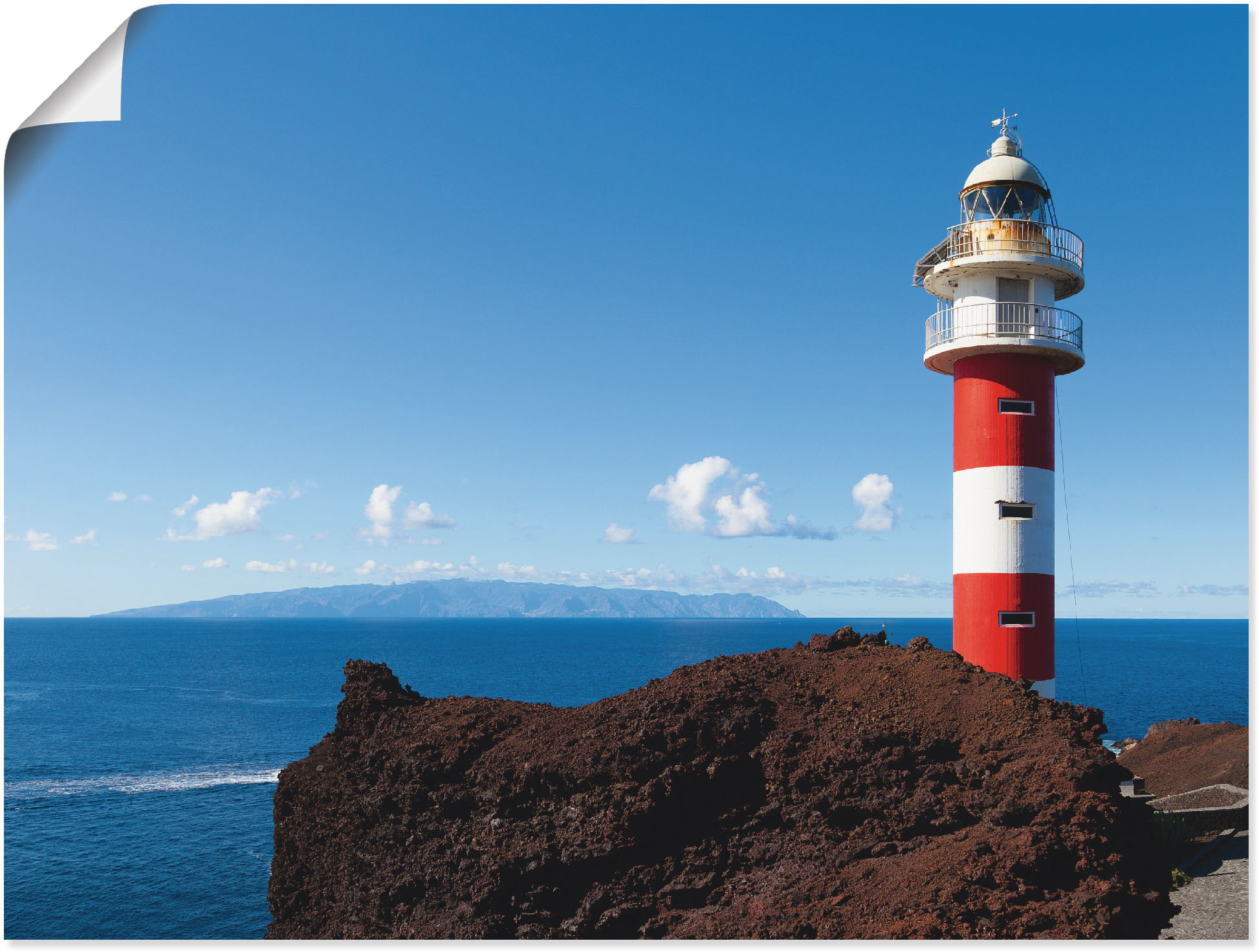 Artland Poster "Leuchtturm in Teneriffa", Gebäude, (1 St.), als Alubild, Le günstig online kaufen