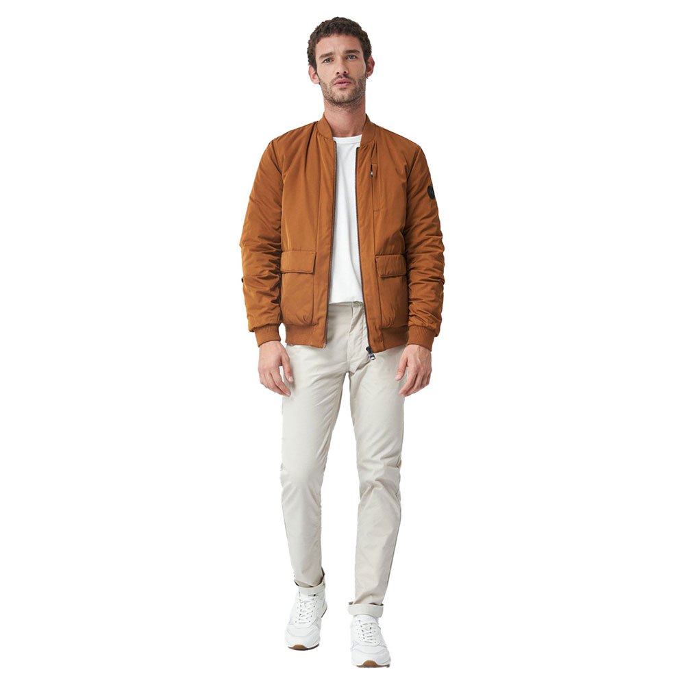 Salsa Jeans 125445-111 / Regular Fit Bomber Bomber Jacke 2XL Brown günstig online kaufen