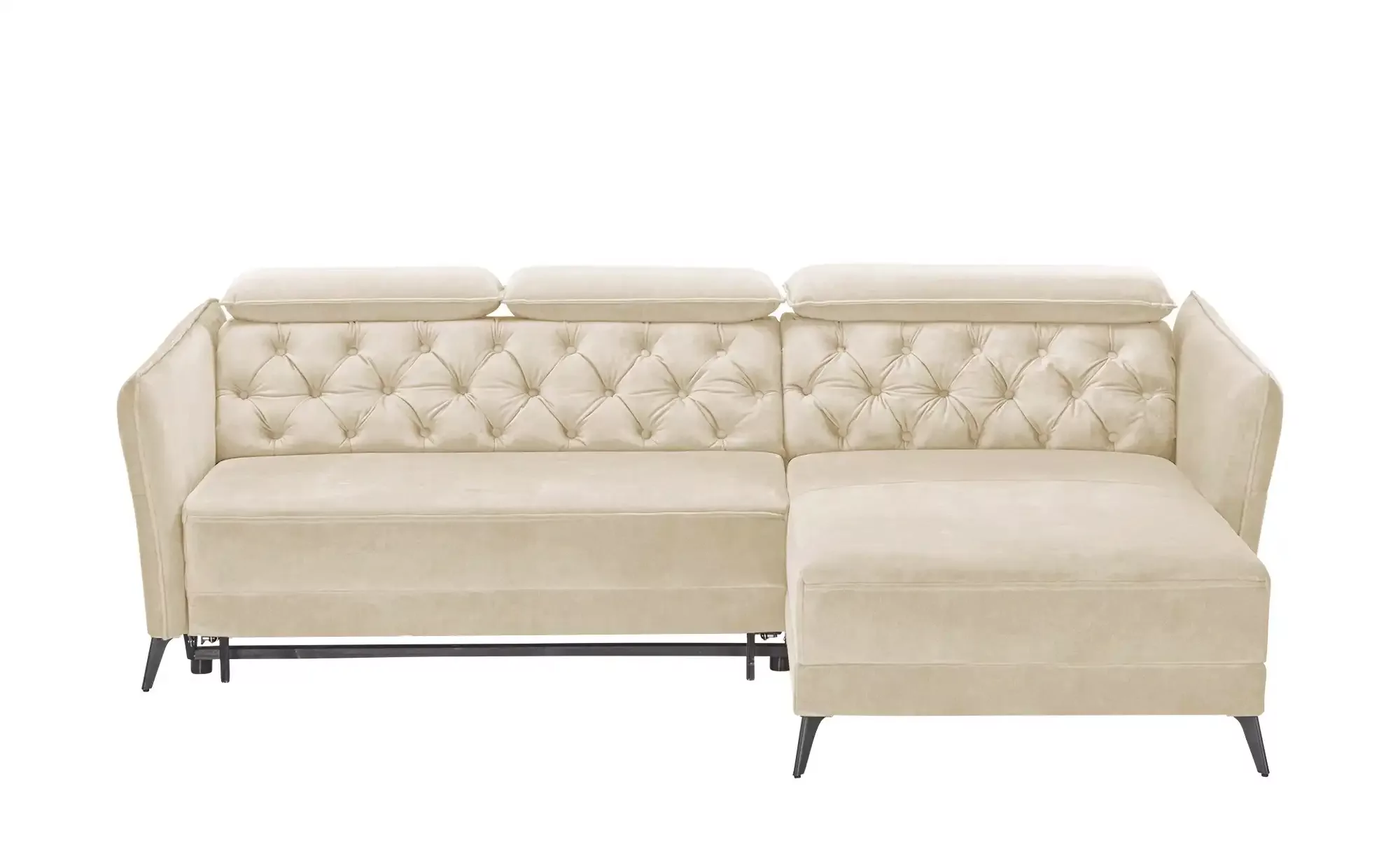 smart Ecksofa  Kavita ¦ beige ¦ Maße (cm): B: 254 H: 85 T: 199 Polstermöbel günstig online kaufen