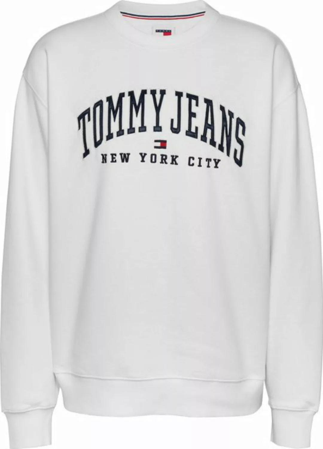 Tommy Jeans Sweatshirt TJW RLX VARSITY CREW mit Washed-Effekt, großem Logo günstig online kaufen