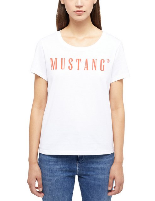 MUSTANG Kurzarmshirt T-Shirt günstig online kaufen