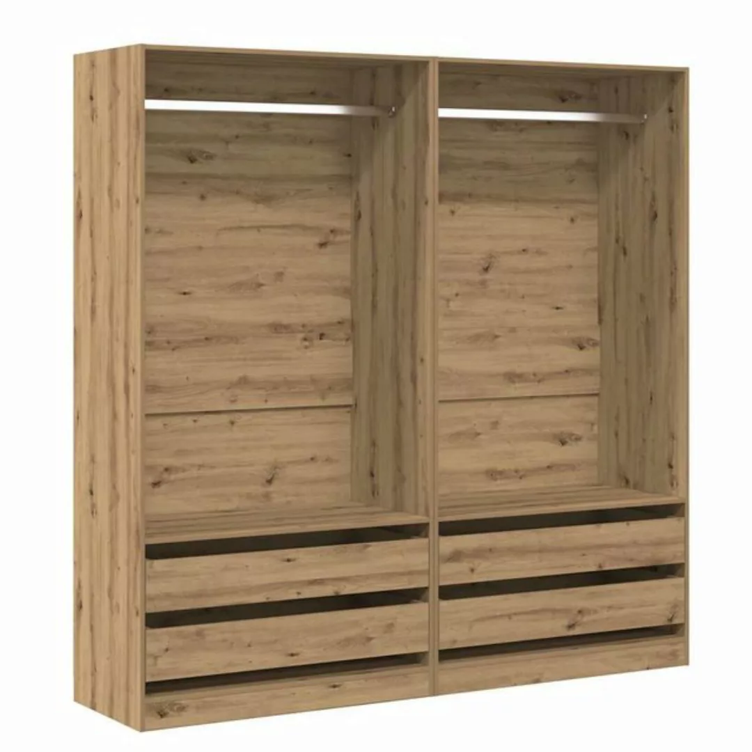 vidaXL Kleiderschrank Kleiderschrank Artisan-Eiche 100x50x200 cm Holzwerkst günstig online kaufen