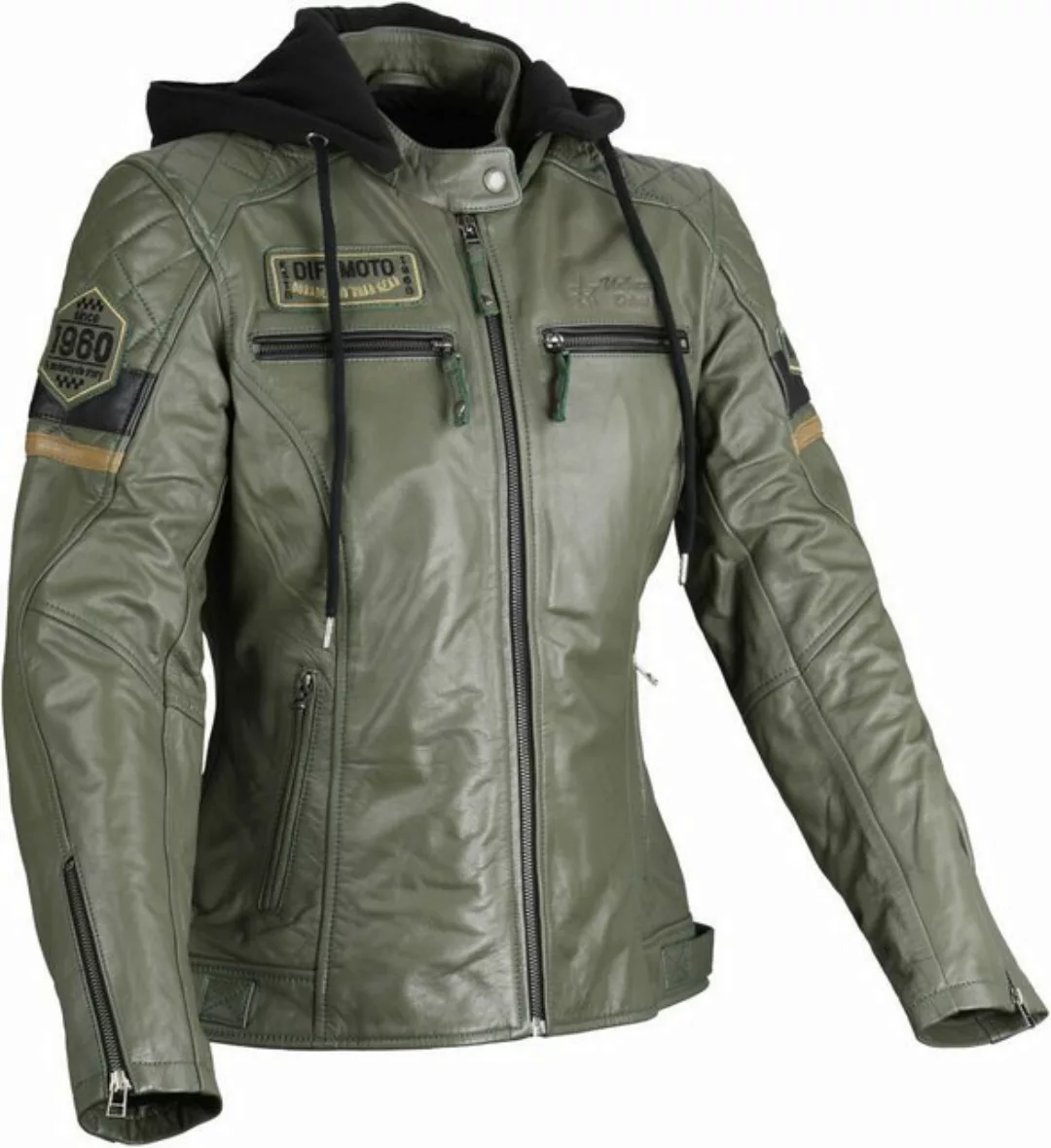 DIFI Motorradjacke Jolene 2 Damen Motorrad Lederjacke günstig online kaufen