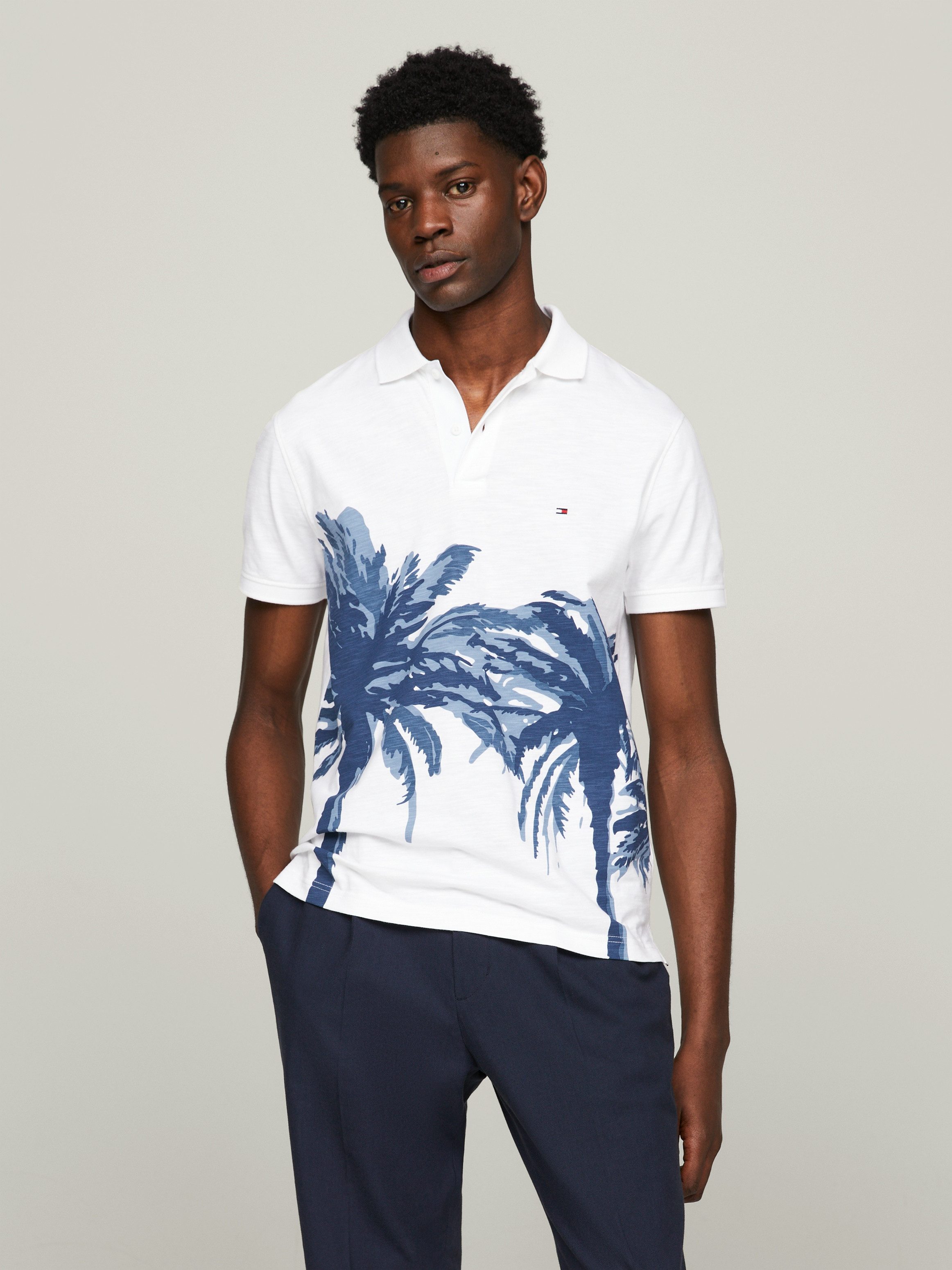 Tommy Hilfiger Poloshirt PALM PLACEMENT PRINT günstig online kaufen