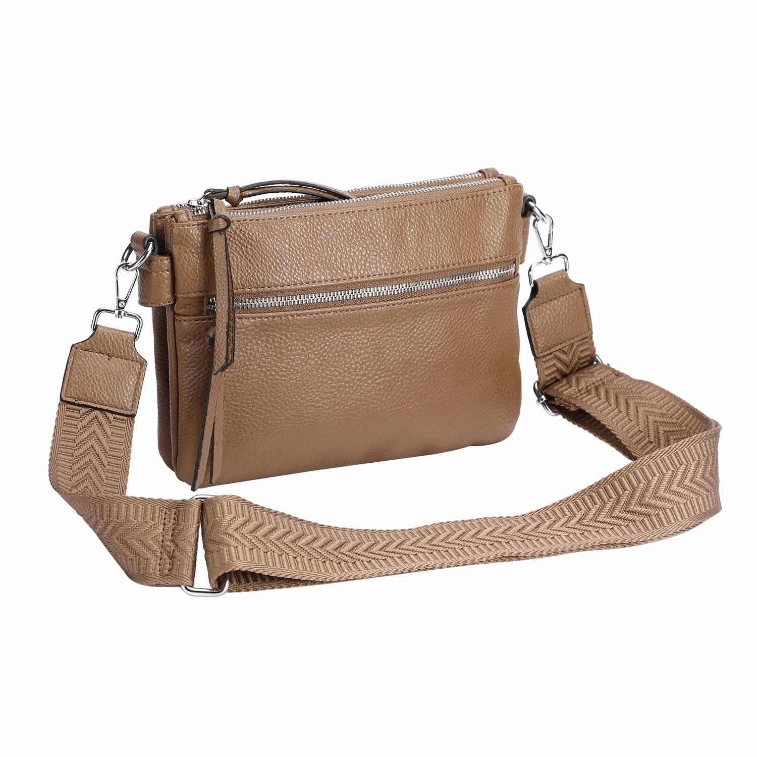 ITALYSHOP24 Schultertasche Damen Bodybag Umhängetasche Messenger günstig online kaufen