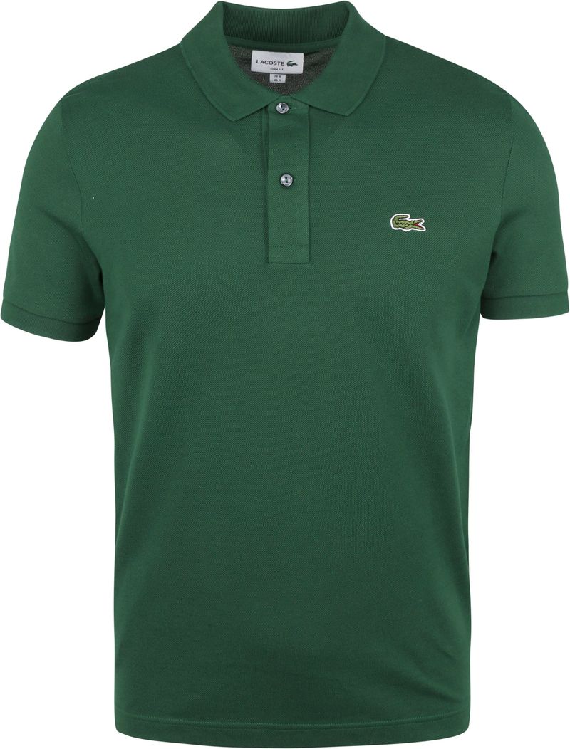 Lacoste Poloshirt Pique Grun - Größe S günstig online kaufen