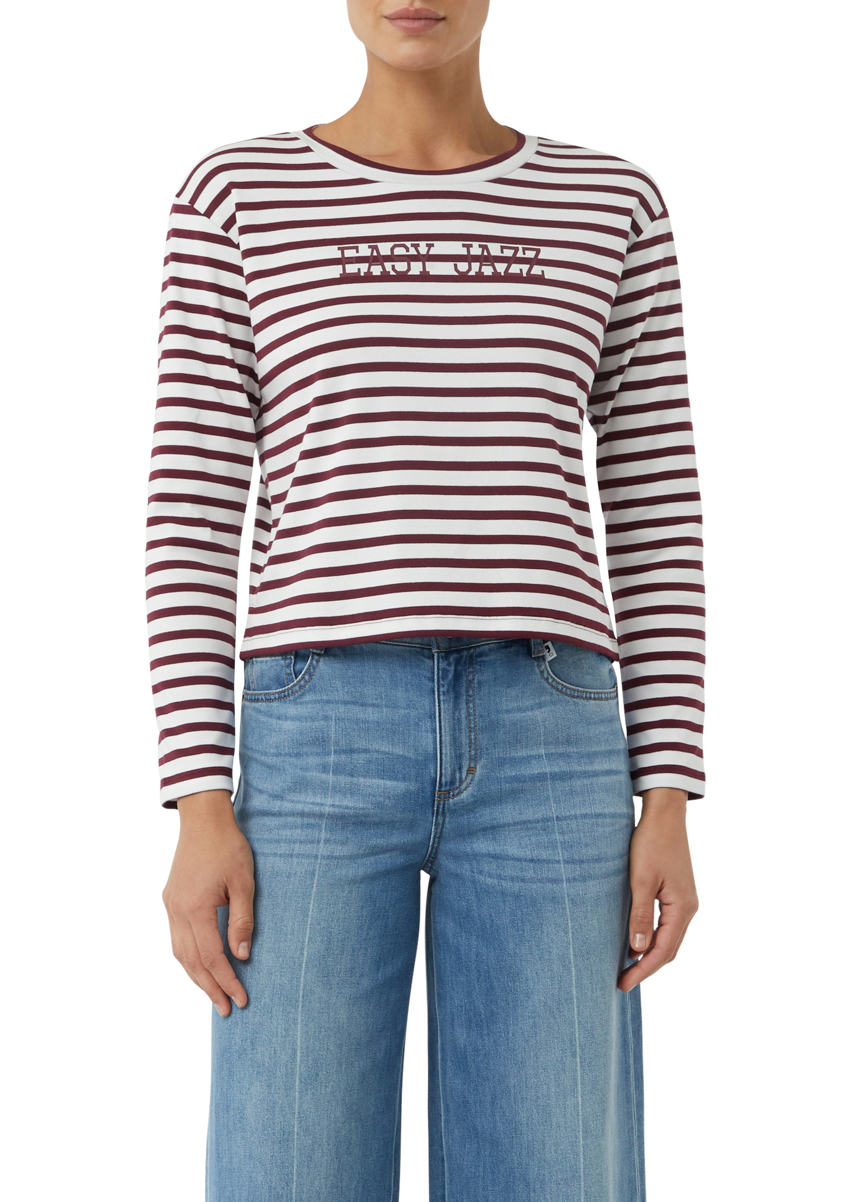 comma casual identity Sweatshirt, taillenbedeckt günstig online kaufen