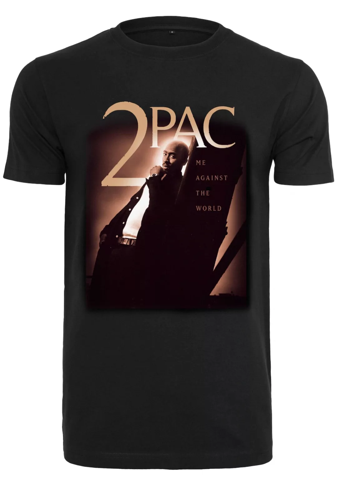 MisterTee T-Shirt "MisterTee Herren Tupac Me Against The World Cover Tee" günstig online kaufen