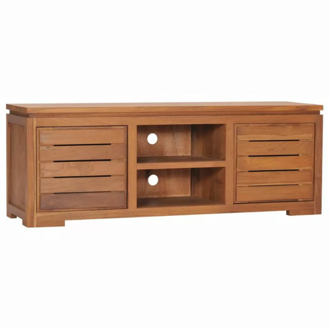 Tv-schrank 110 X 30 X 40 Cm Teak Massivholz günstig online kaufen