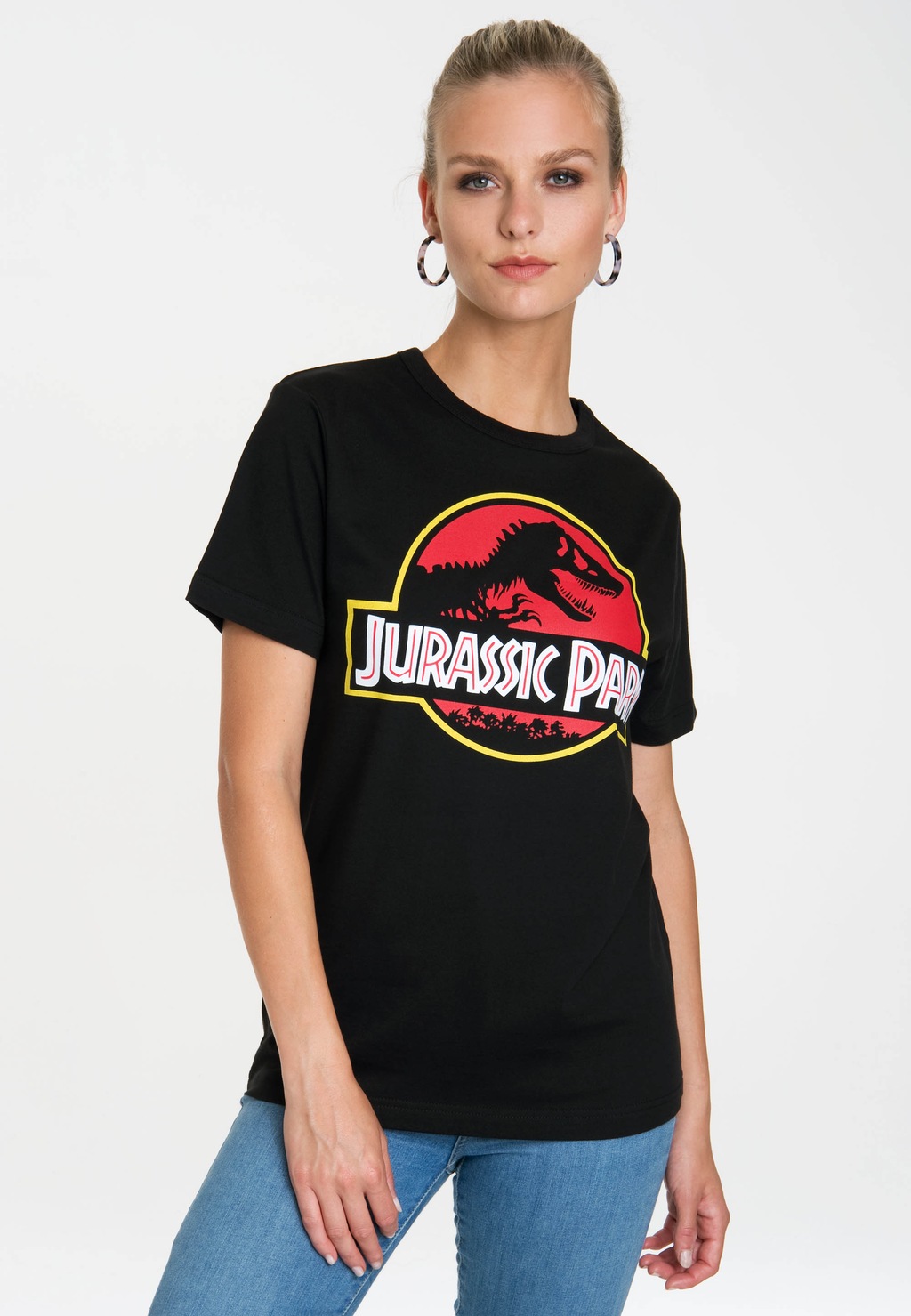 LOGOSHIRT T-Shirt "Jurassic Park Logo", mit coolem Print günstig online kaufen