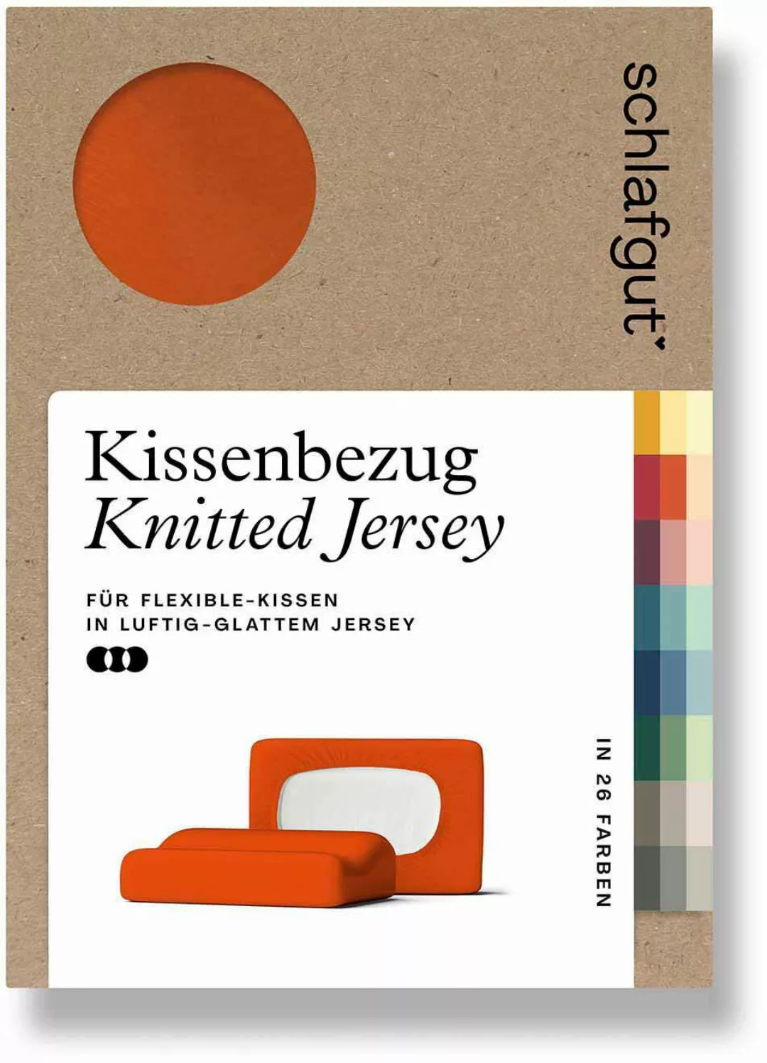 Schlafgut Kissenbezug »Pure flexibler Kissenbezug für Nackenstützkissen«, ( günstig online kaufen