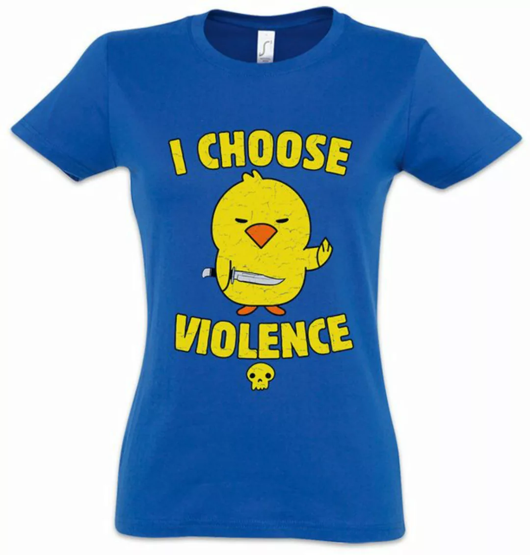 Urban Backwoods Print-Shirt I Choose Violence Rubber Duck Damen T-Shirt Gum günstig online kaufen